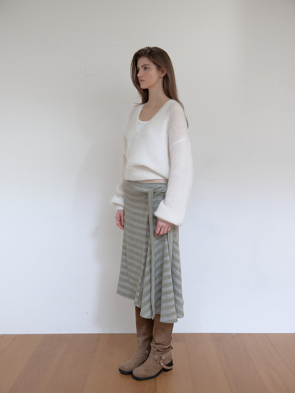 PULL CACHE-CŒUR EN LAINE ET ANGORA_IVOIRE