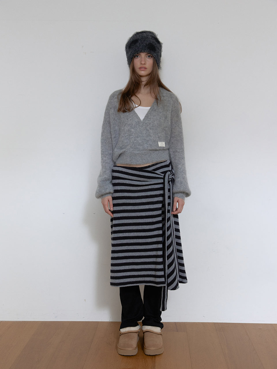 PULL CACHE-CŒUR EN LAINE ET ANGORA_GRIS