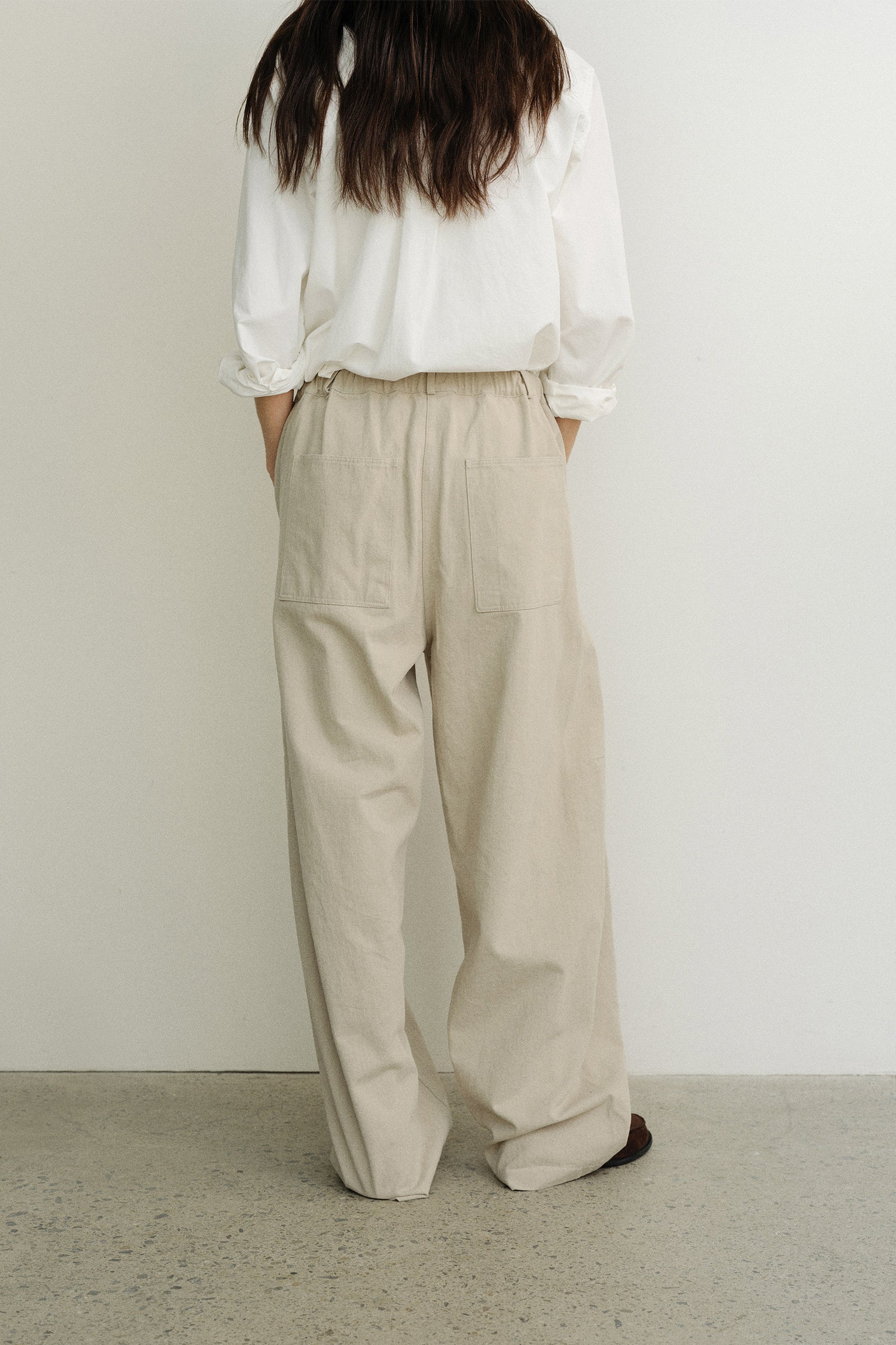 PANTALON EN SUÉDINE ANDY_BEIGE