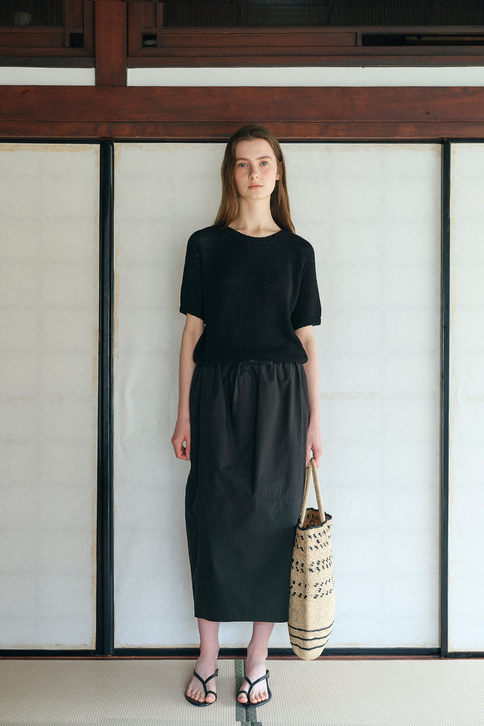 HARRIETTE KNIT TOP_NOIR