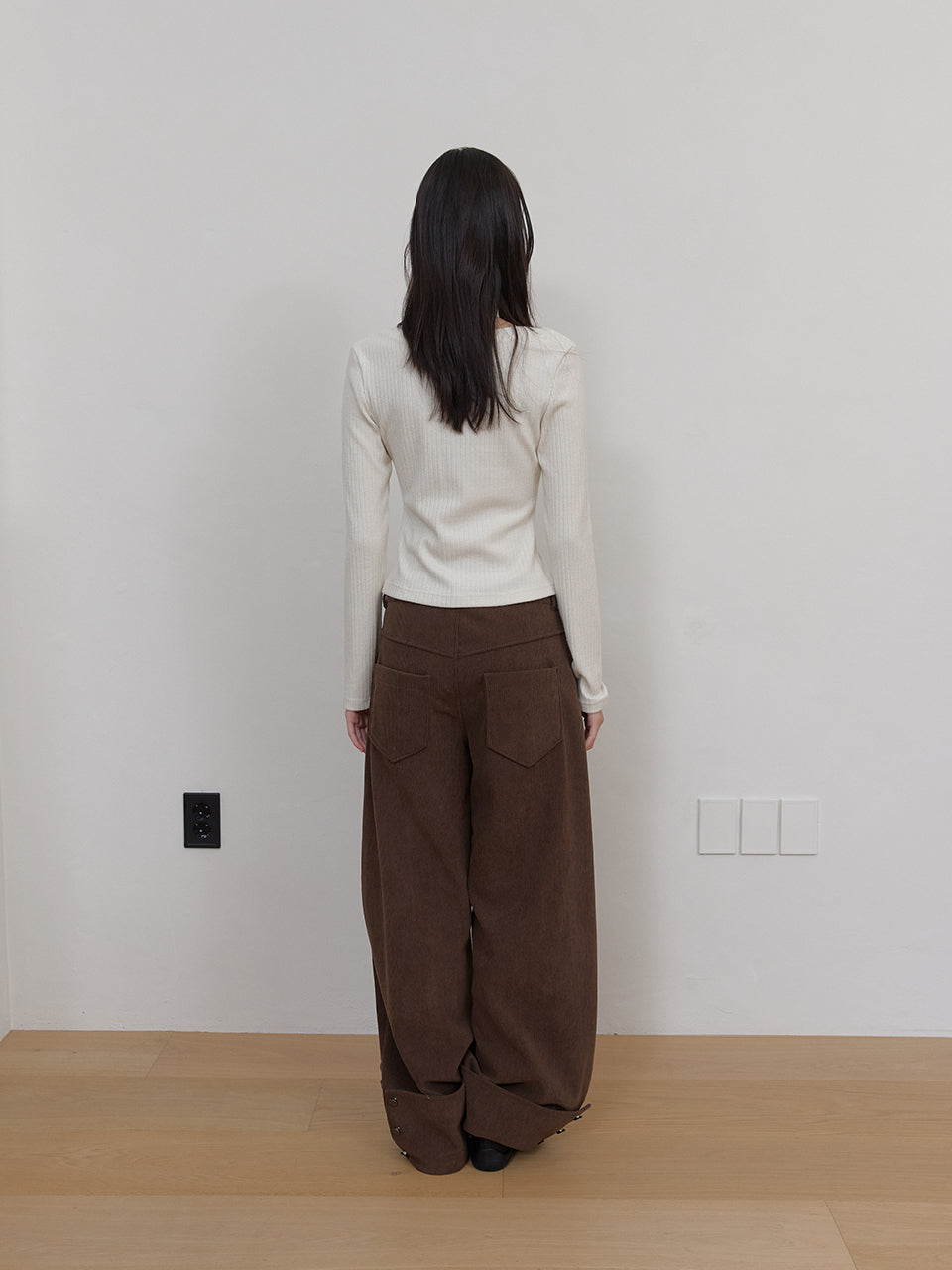 FLOWER SPANGLE CARDIGAN_CREAM