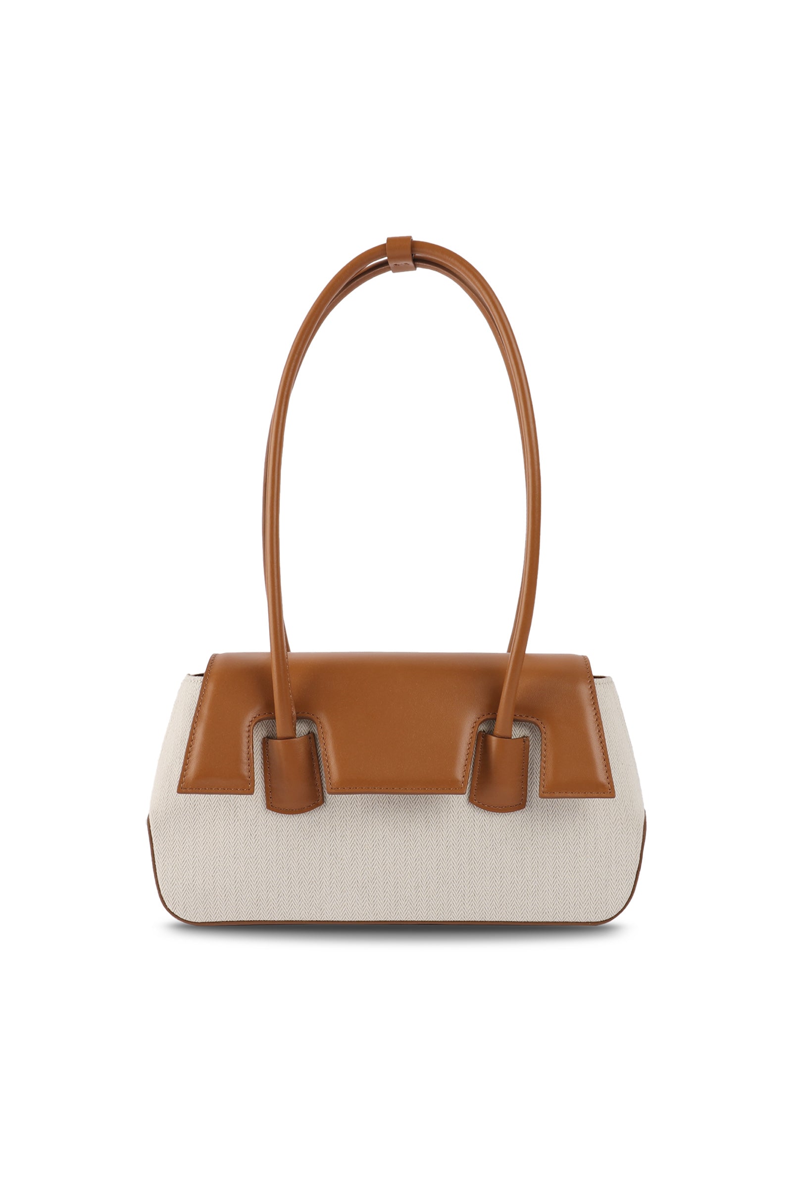 GLOVE BAG_CANVAS BROWN