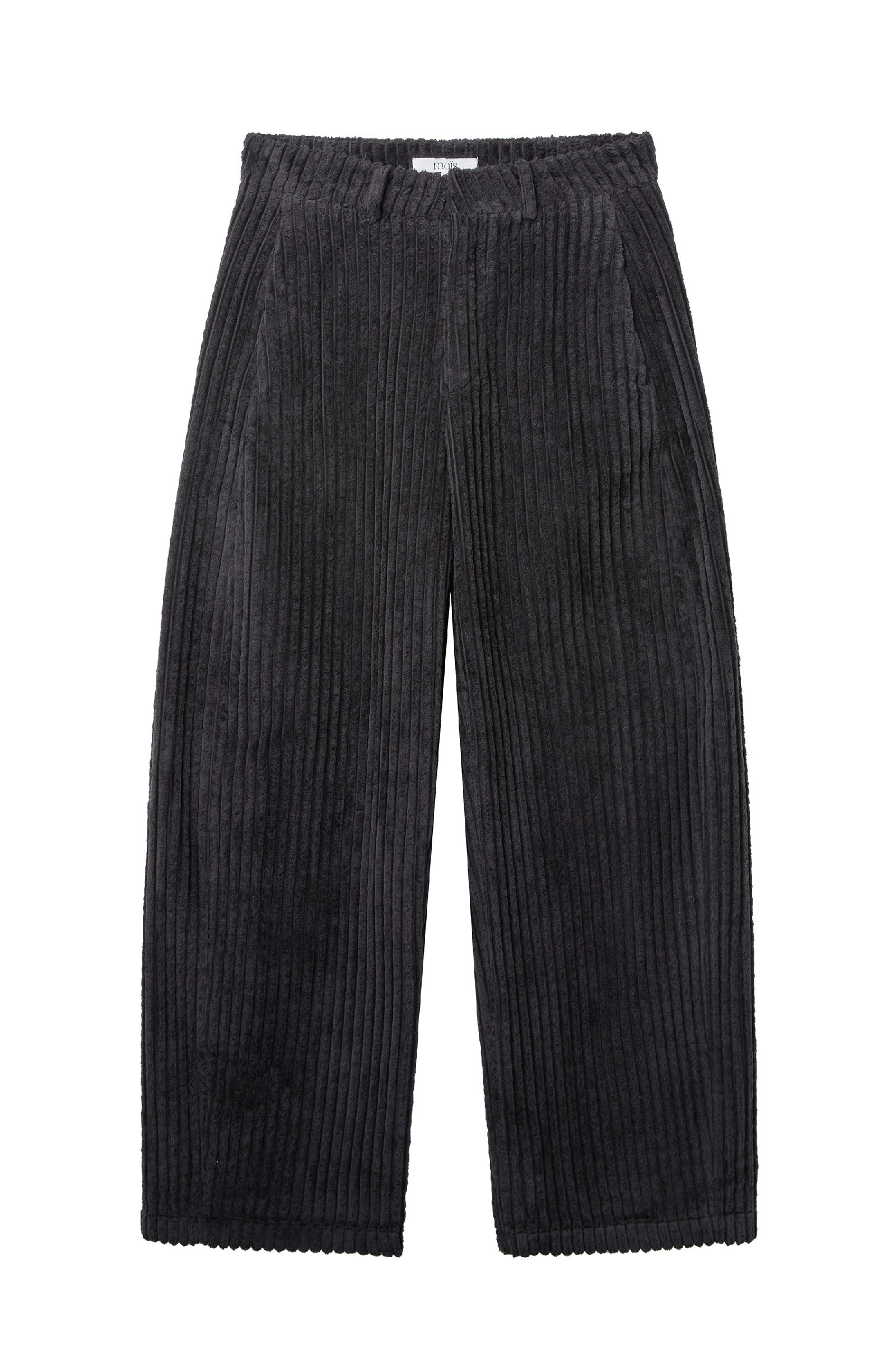 HEAVY WIDE CORDUROY PANTS_BLACK