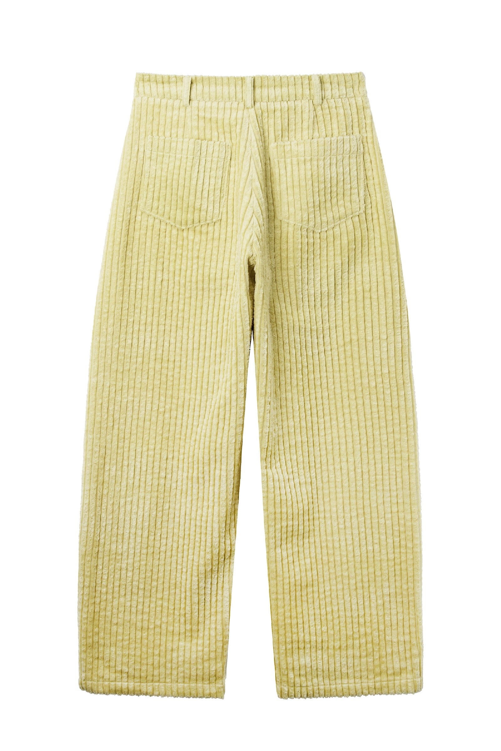 HEAVY WIDE CORDUROY PANTS_GREEN