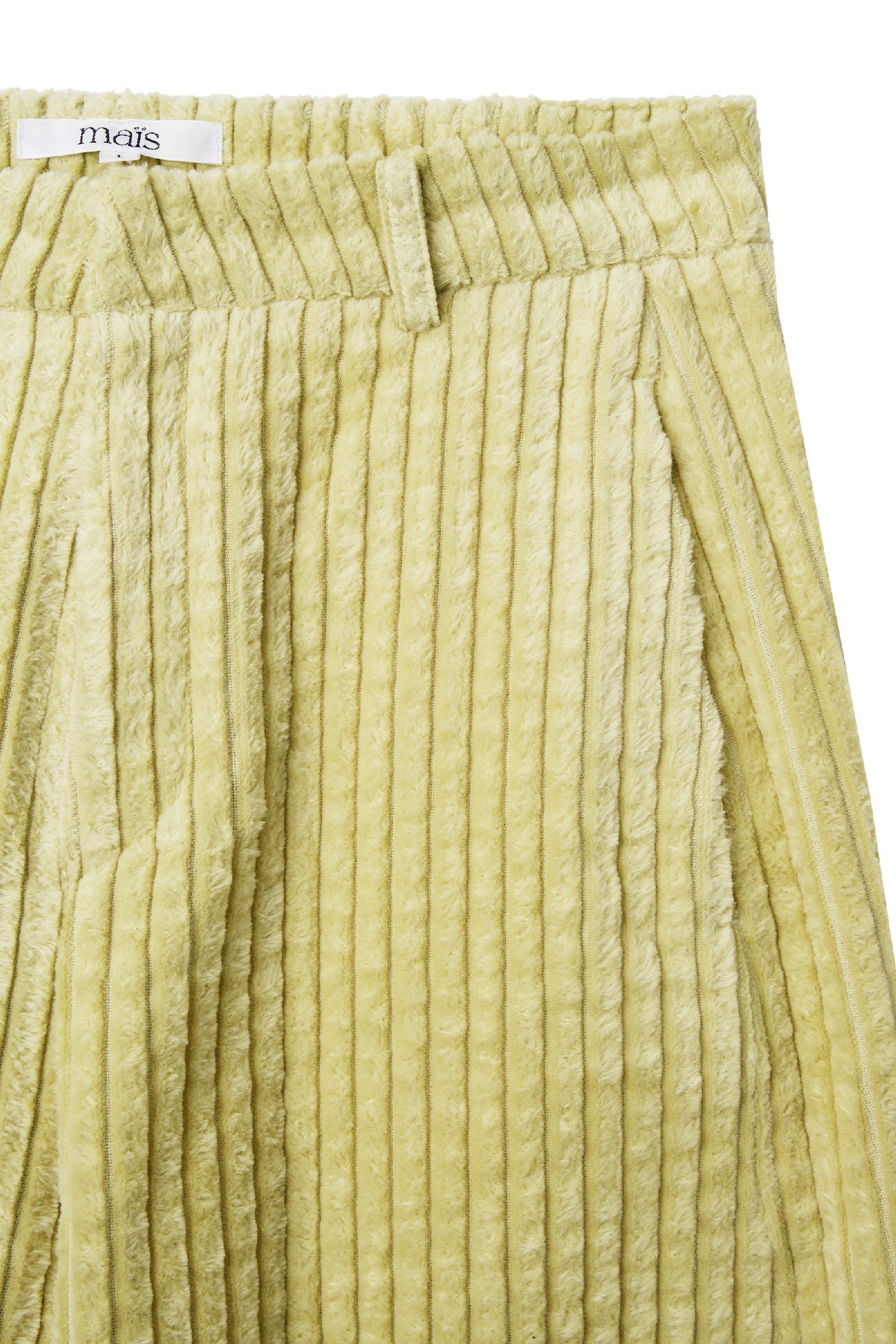 HEAVY WIDE CORDUROY PANTS_GREEN