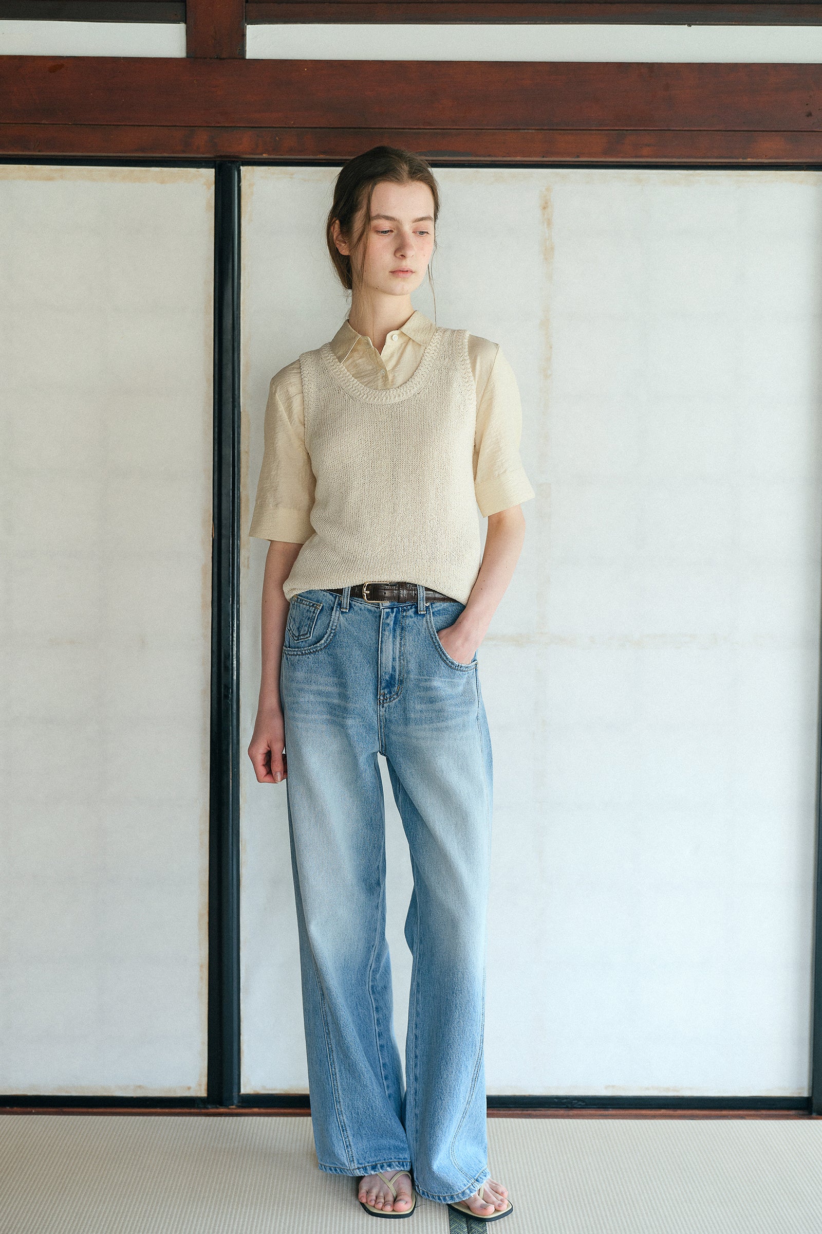 SADIE SHIRT_BUTTER