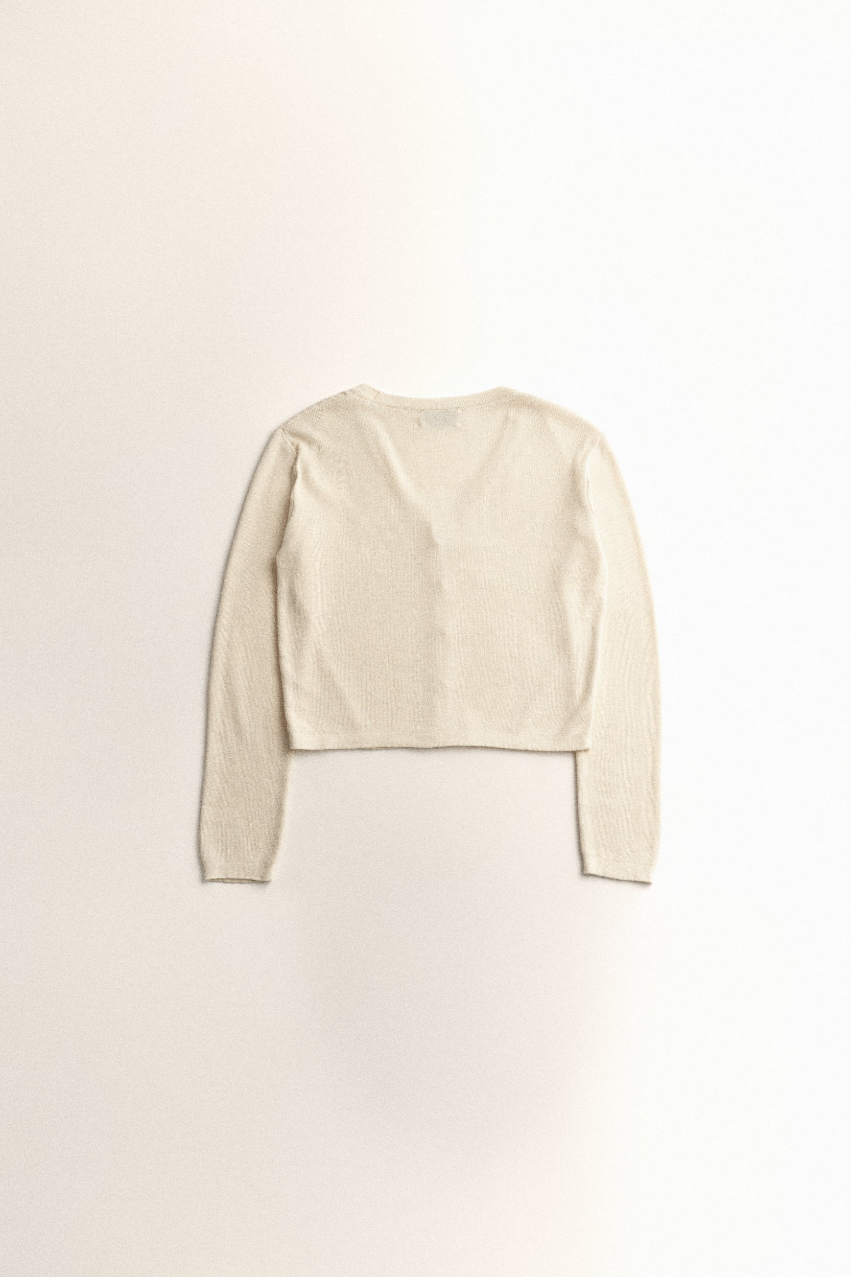 CUTTING CARDIGAN_IVORY