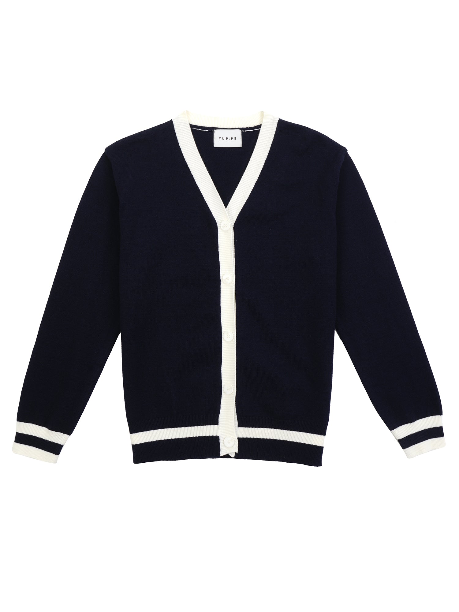 COLOR CARDIGAN_NAVY