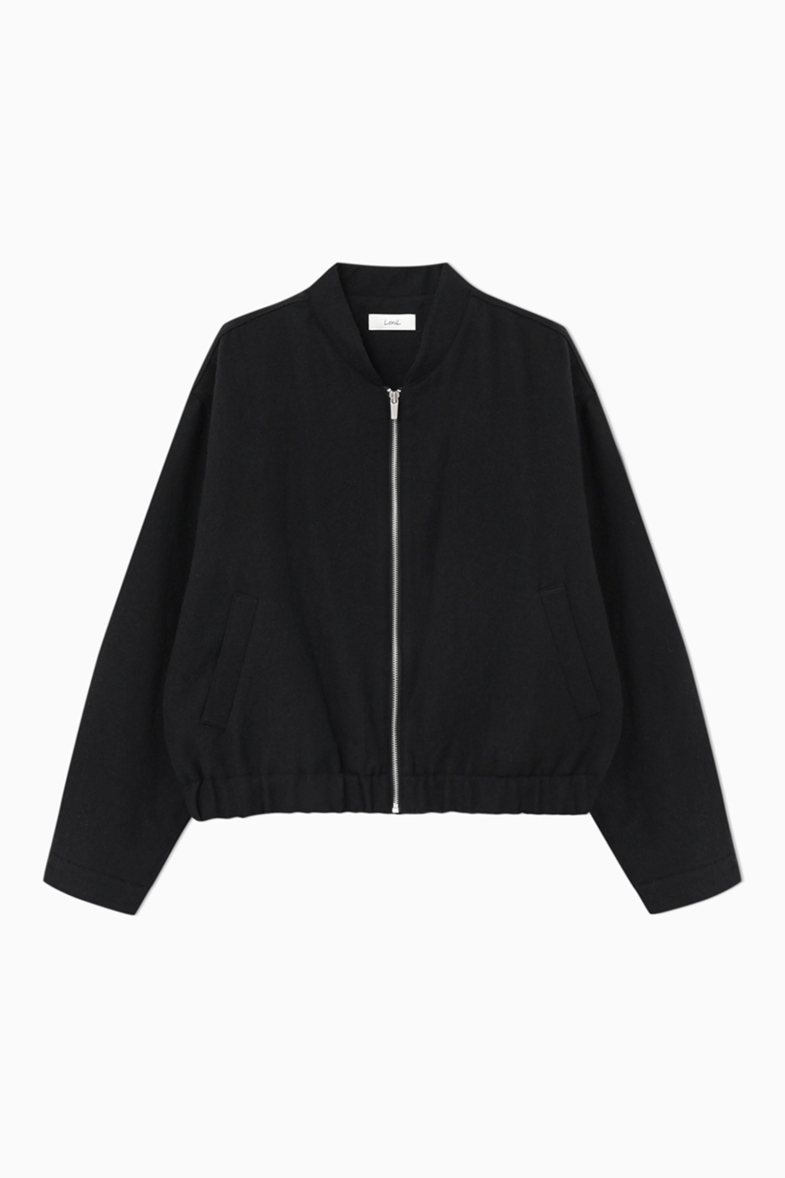 BLOUSON EN ANGORA CARSON_NOIR