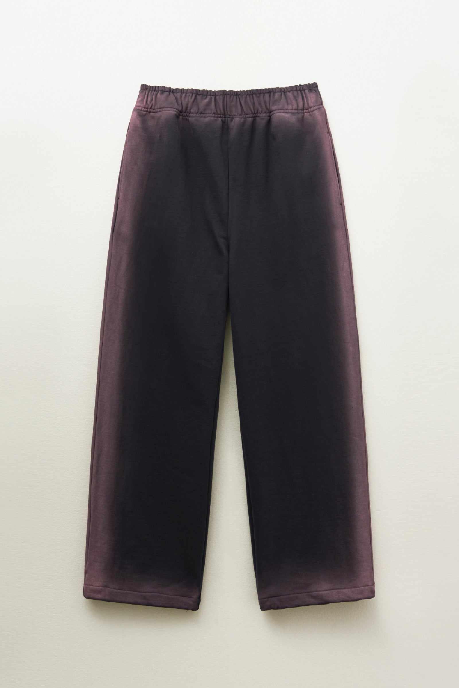 HAND SPRAYED JERSEY PANTS_CHARCOAL