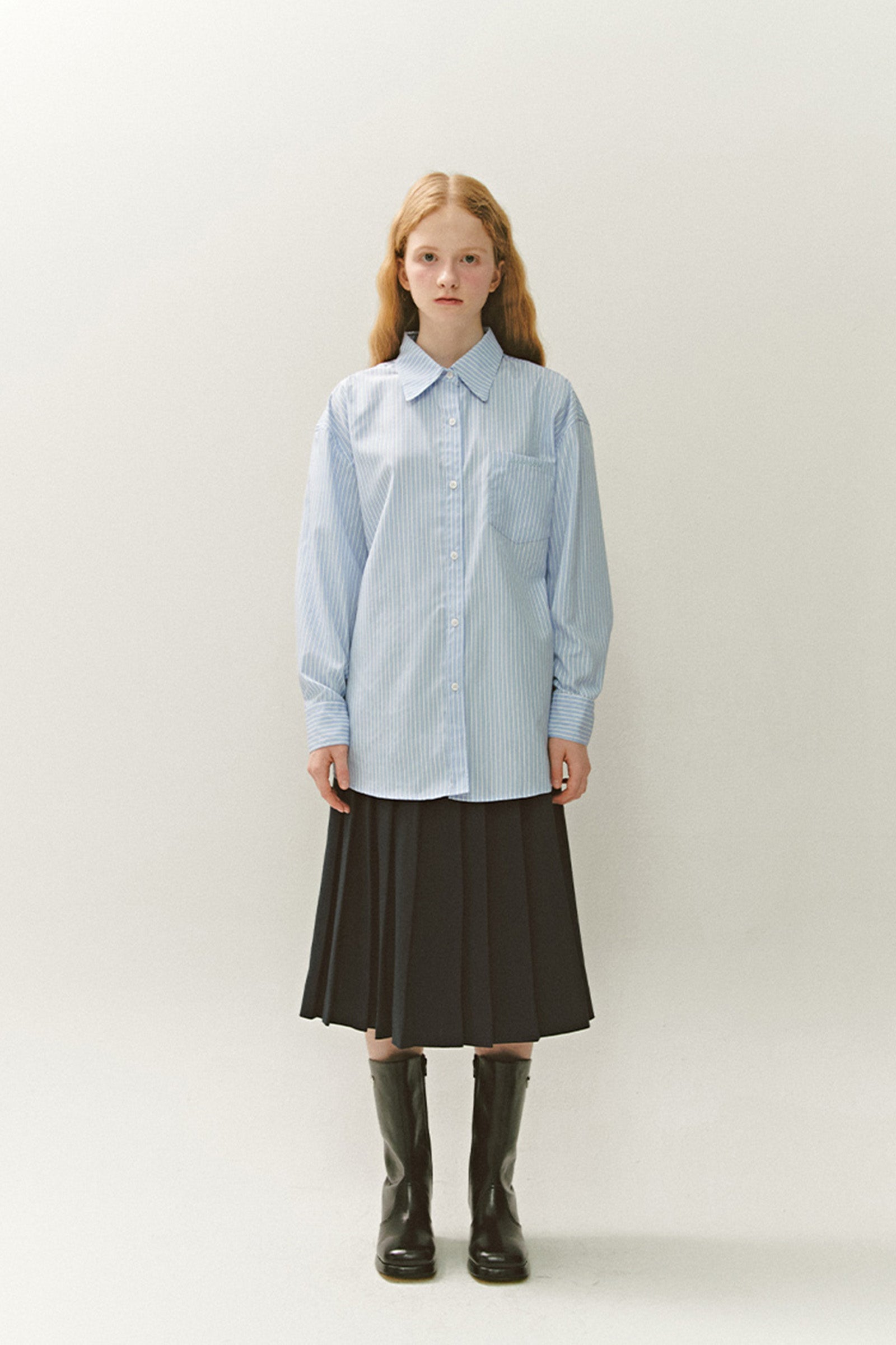 MULTI STRIPE COTTON SHIRTS_BLUE
