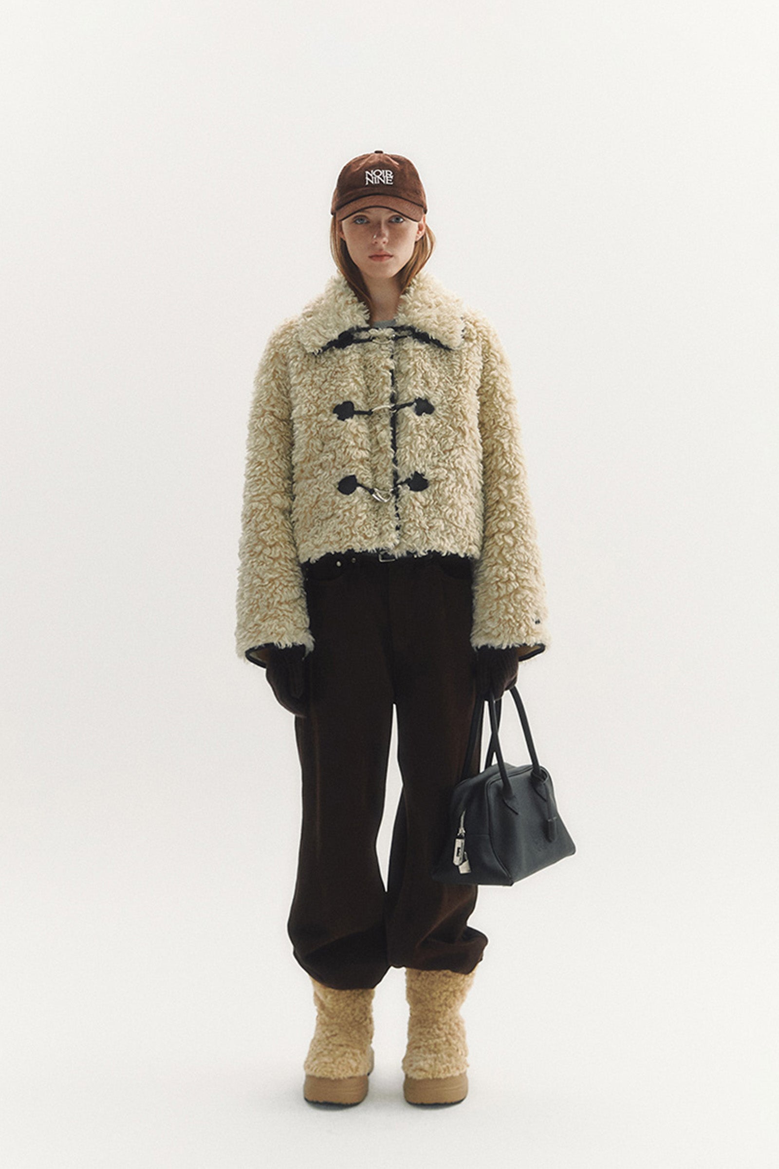 BÉBÉ FUR SHEARING JACKET_BEIGE