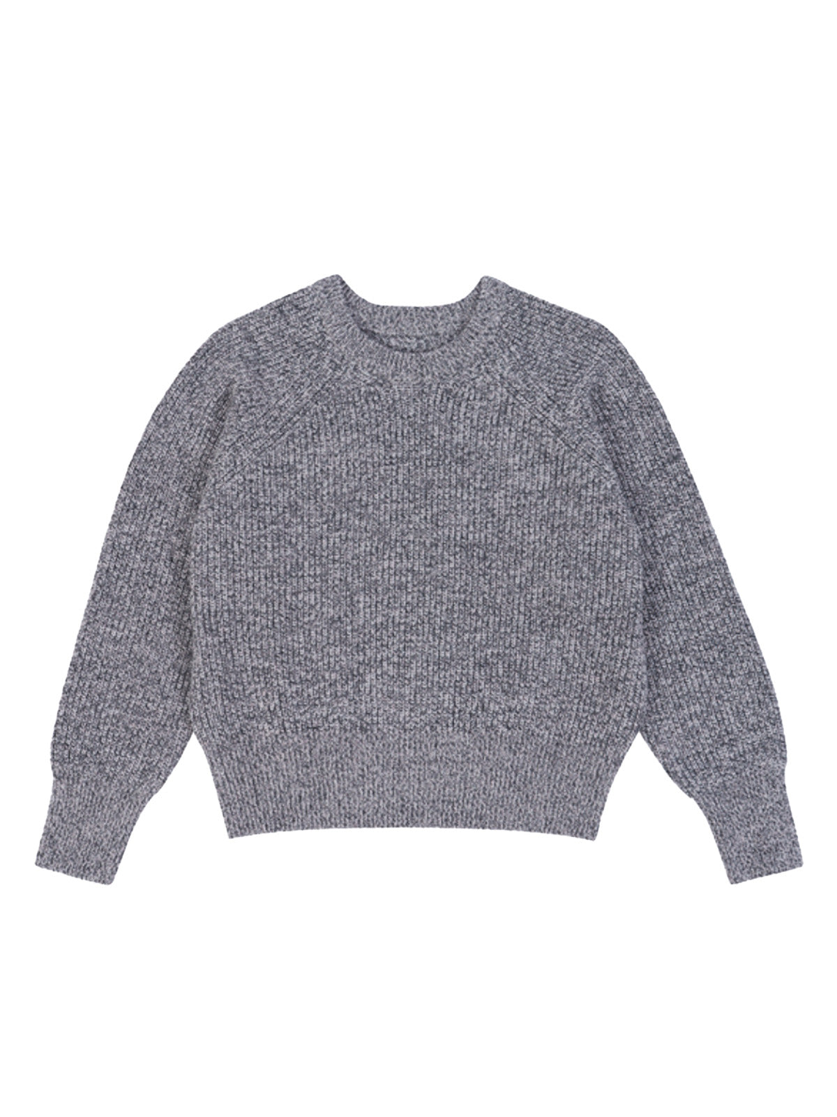 MIX WOOL KNIT_DARK GREY