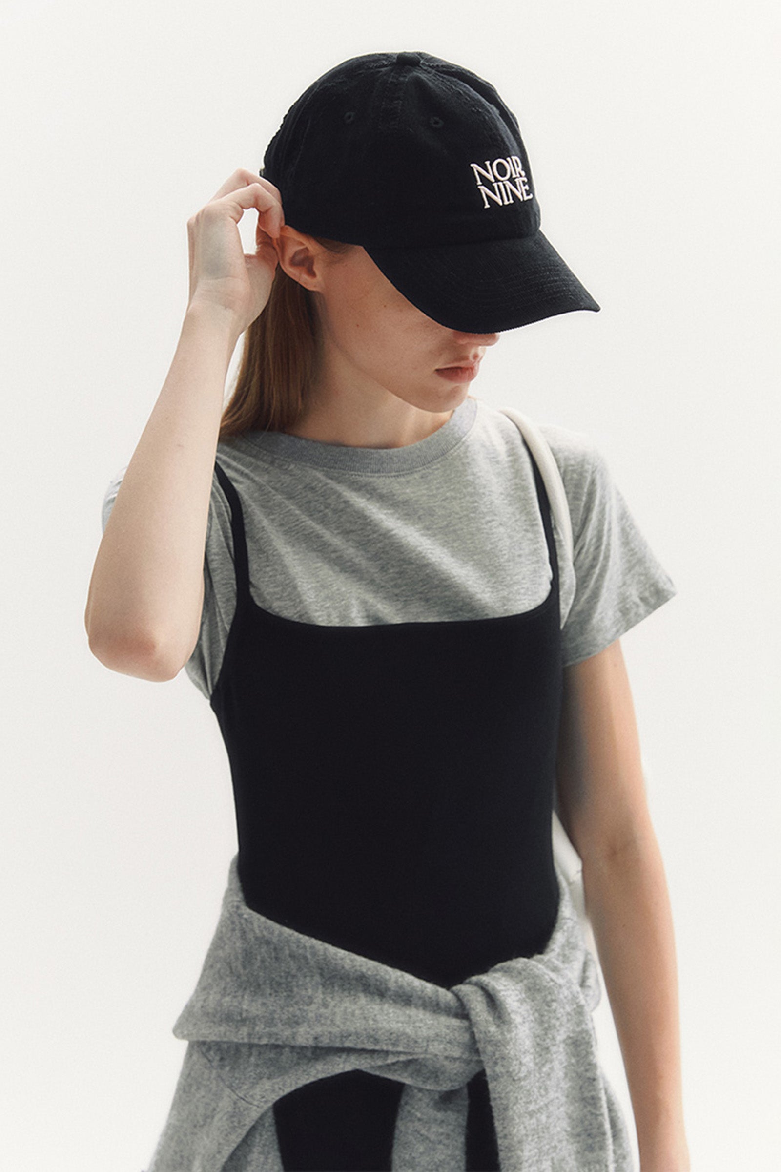 CORDUROY BALL CAP_BLACK