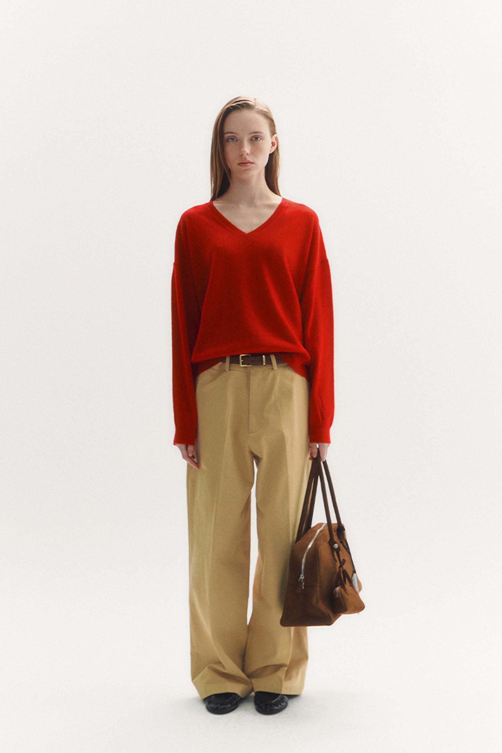 CLASSIC COTTON TROUSERS_BEIGE