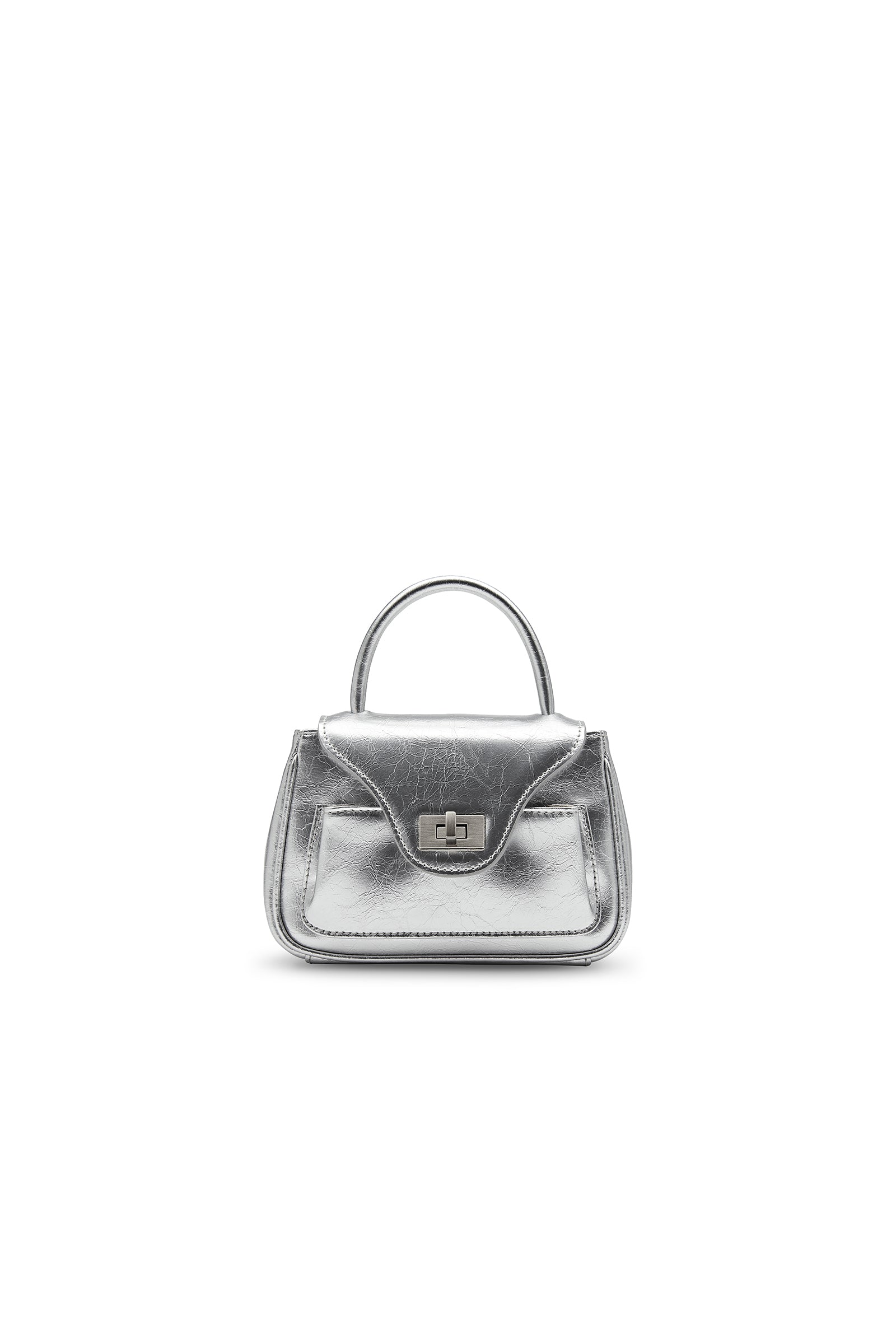 PAO MINI TOTE BAG_SILVER