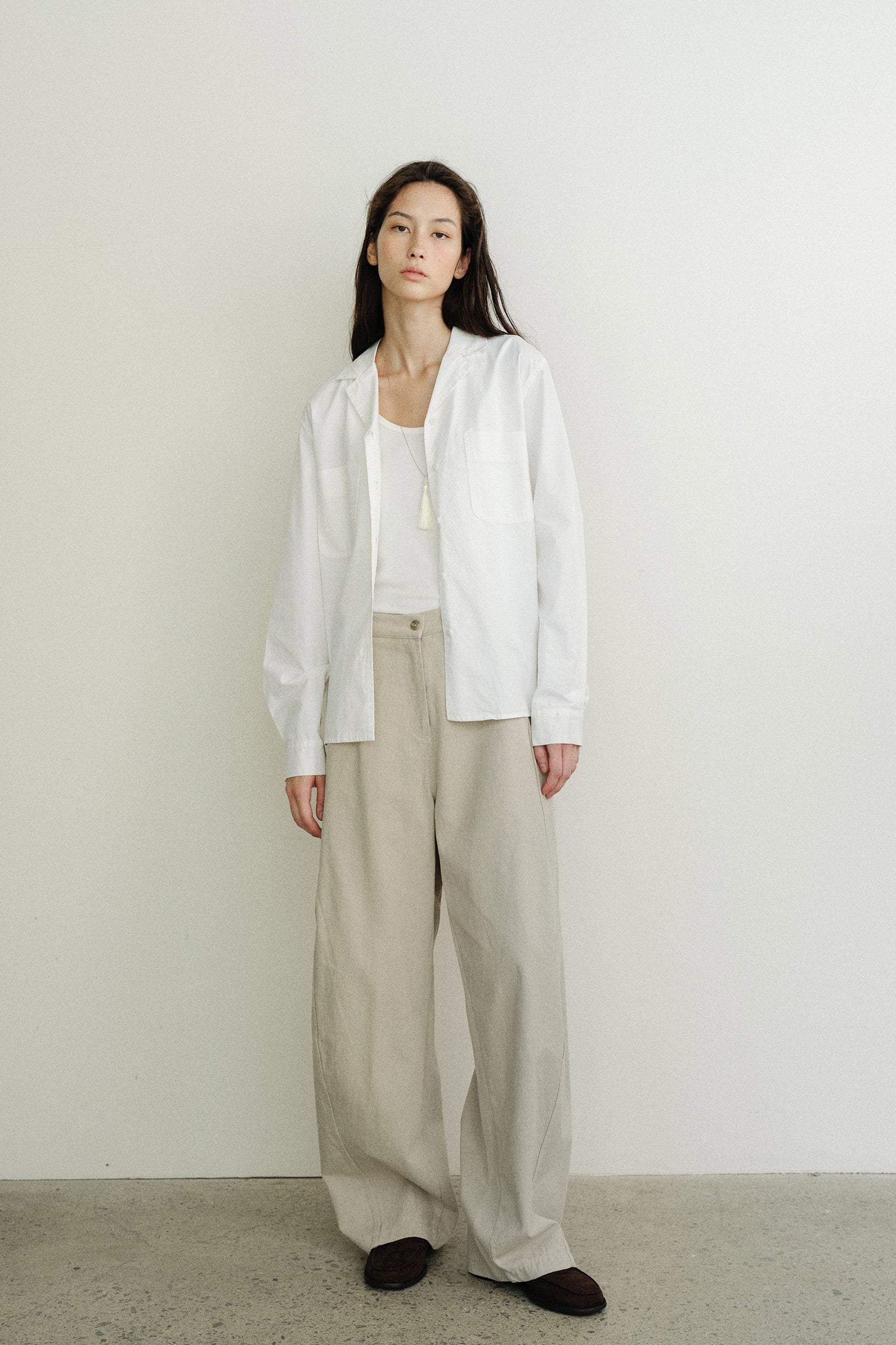 PANTALON EN SUÉDINE ANDY_BEIGE