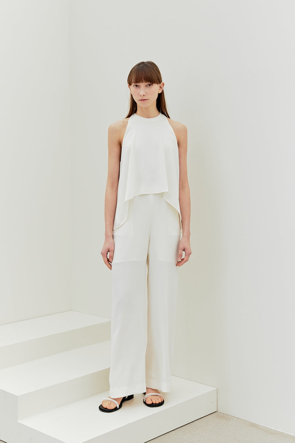 HALTER NECK JUMPSUIT_IVORY