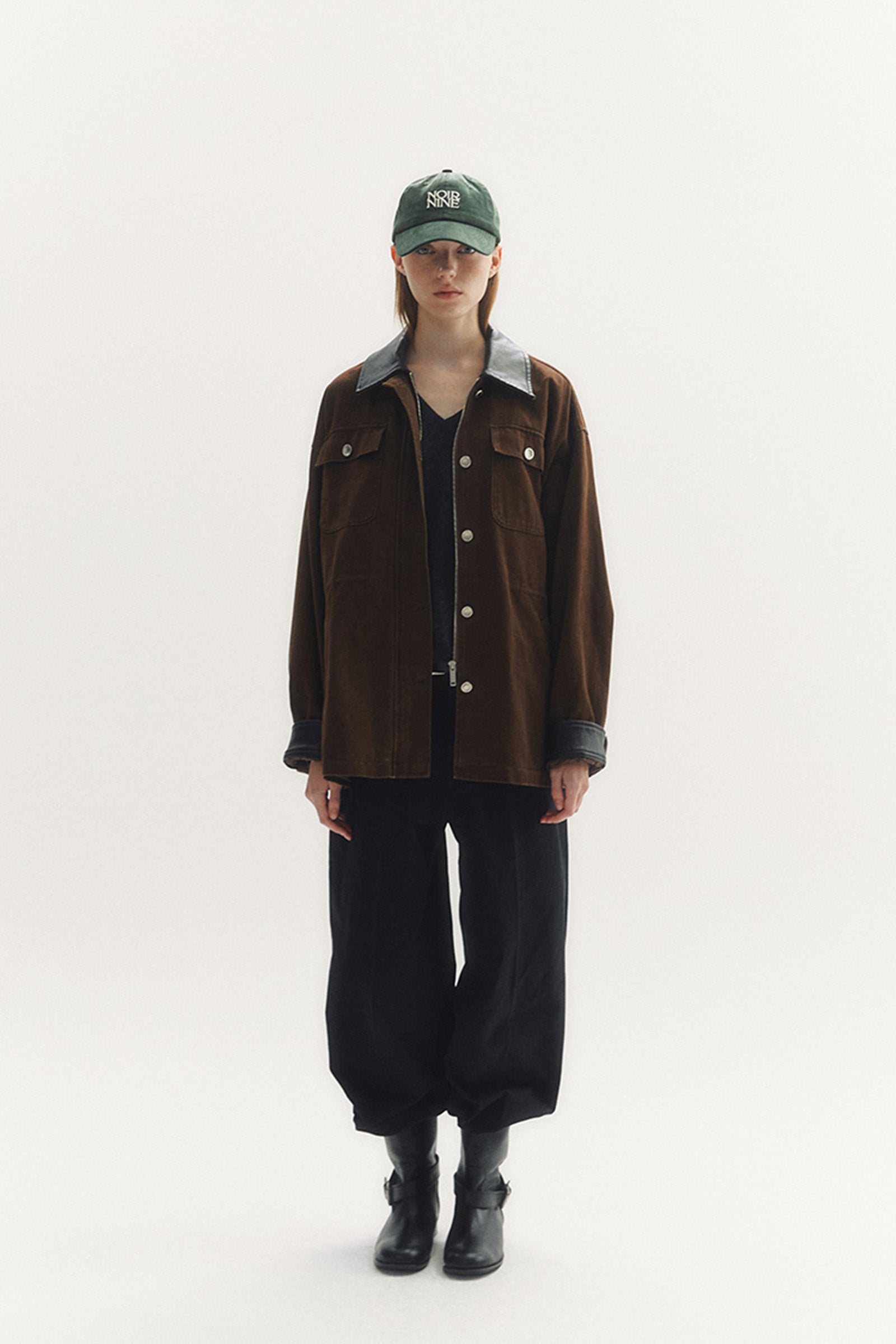 VINTAGE HALF WORK JACKET_BROWN