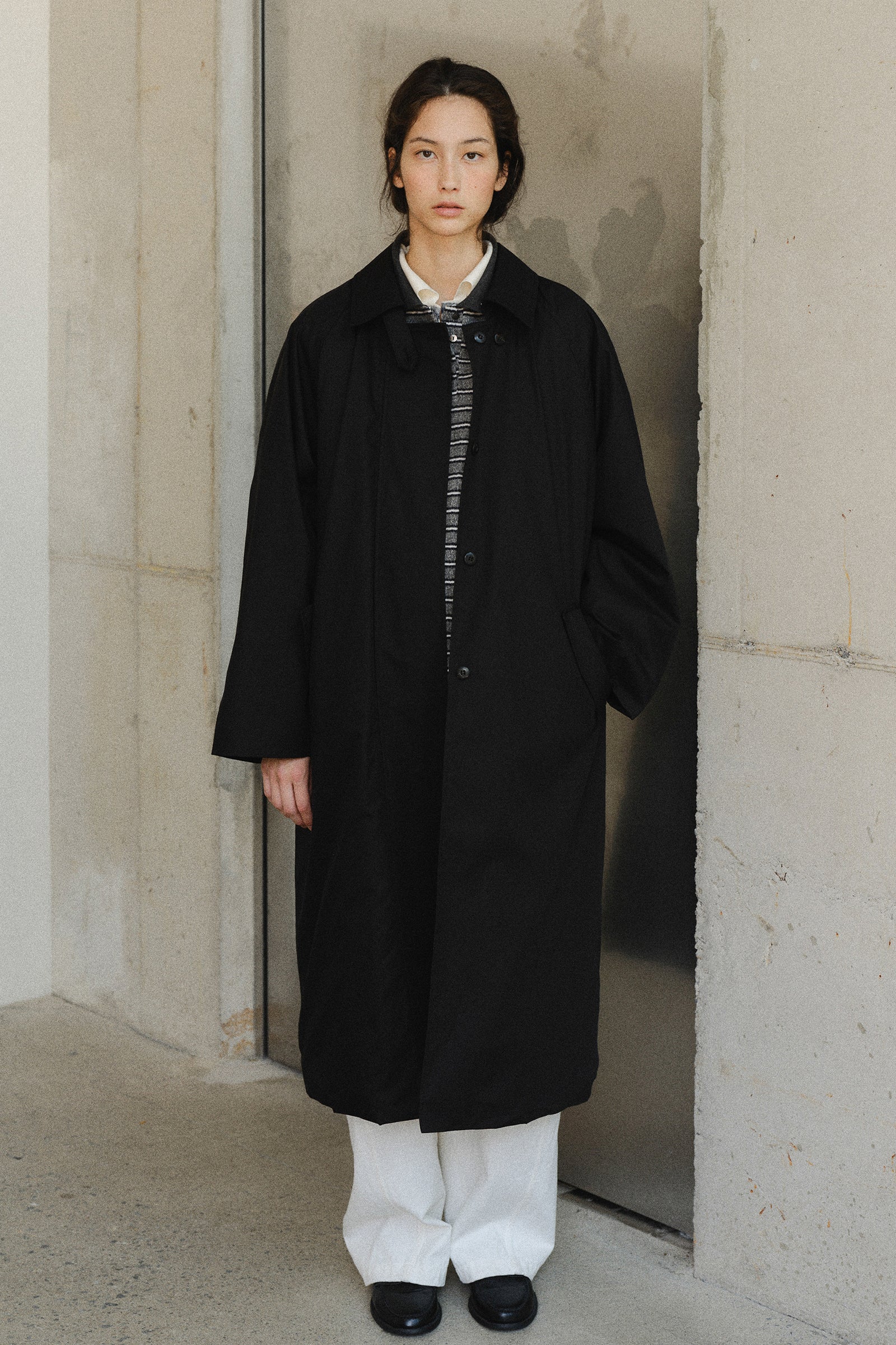 TRENCH DOUBLÉ NOEL_NOIR