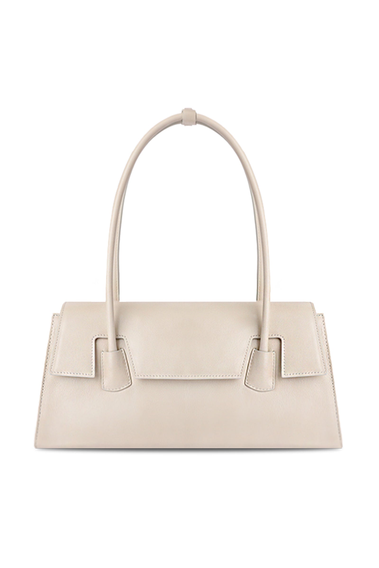 GLOVE FLAP SHOULDER BAG_CREAM