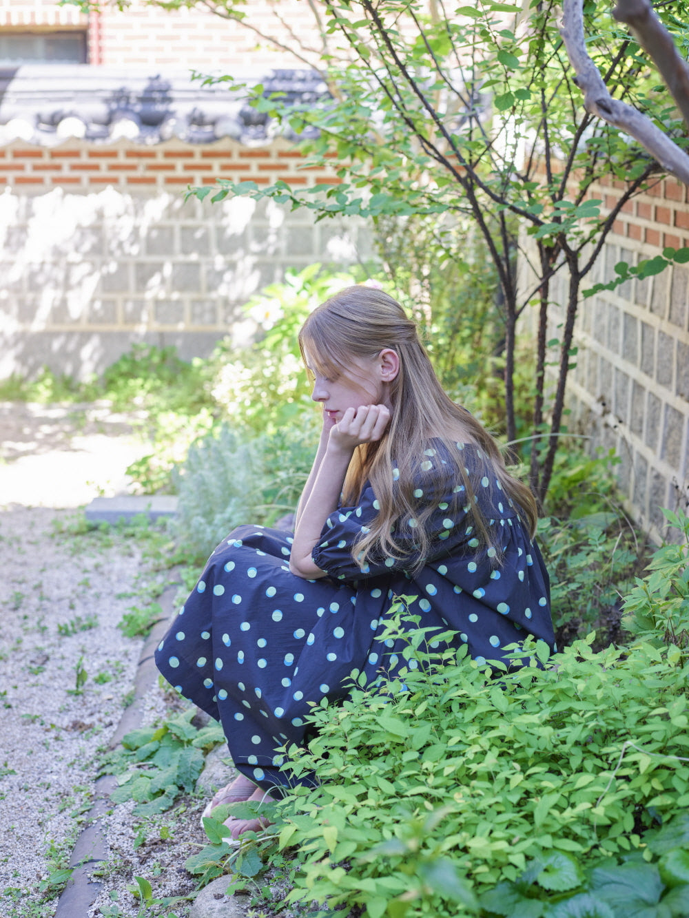 DOT BALLOON DRESS