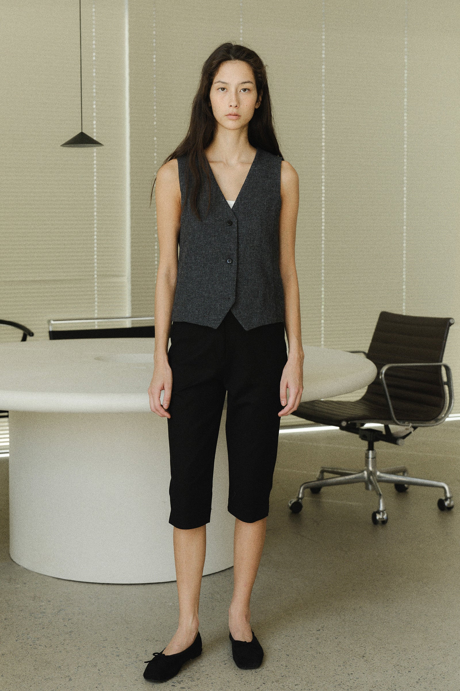 PANTALON CAPRI PALMER_NOIR