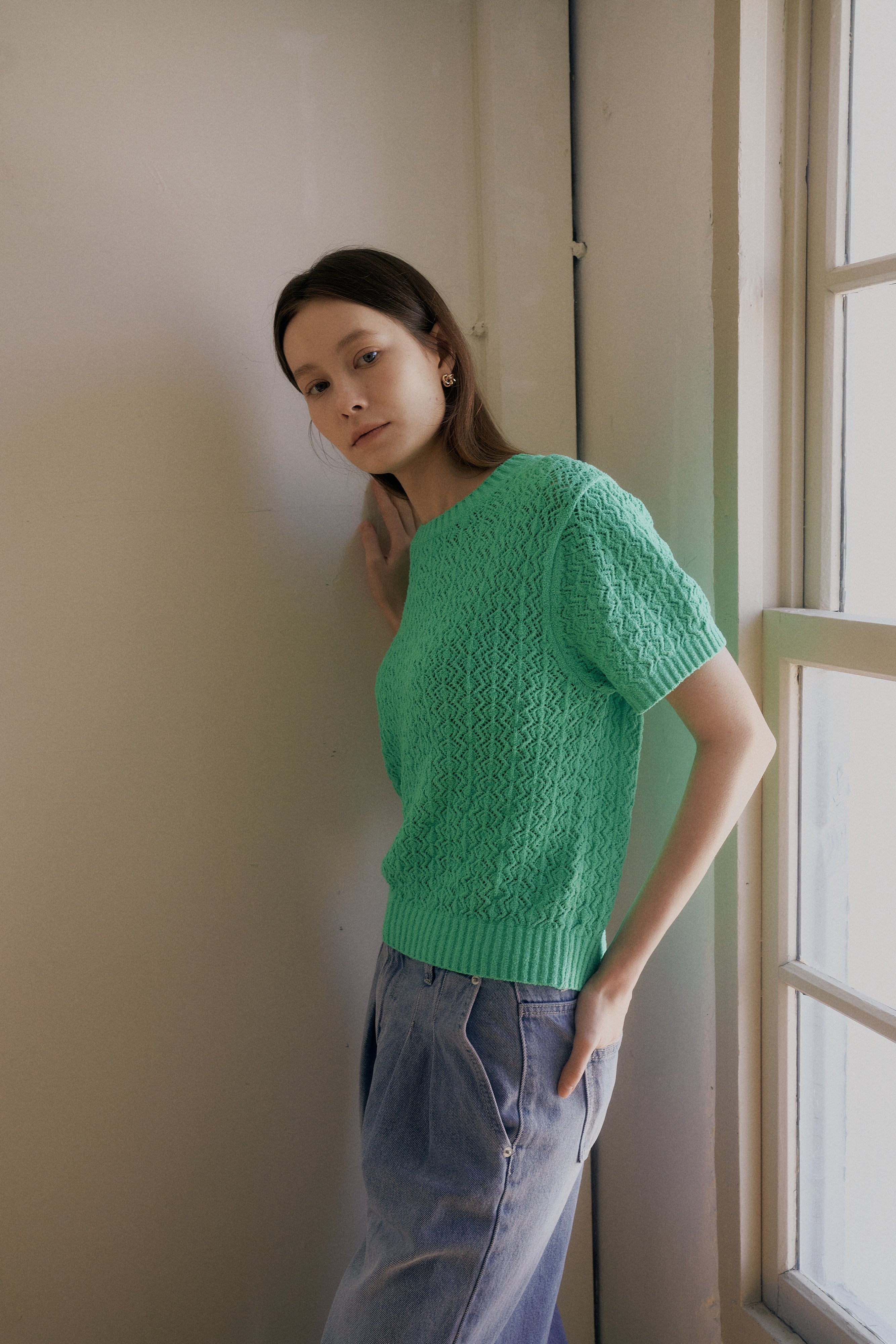 LIGHT SWEATER_GREEN