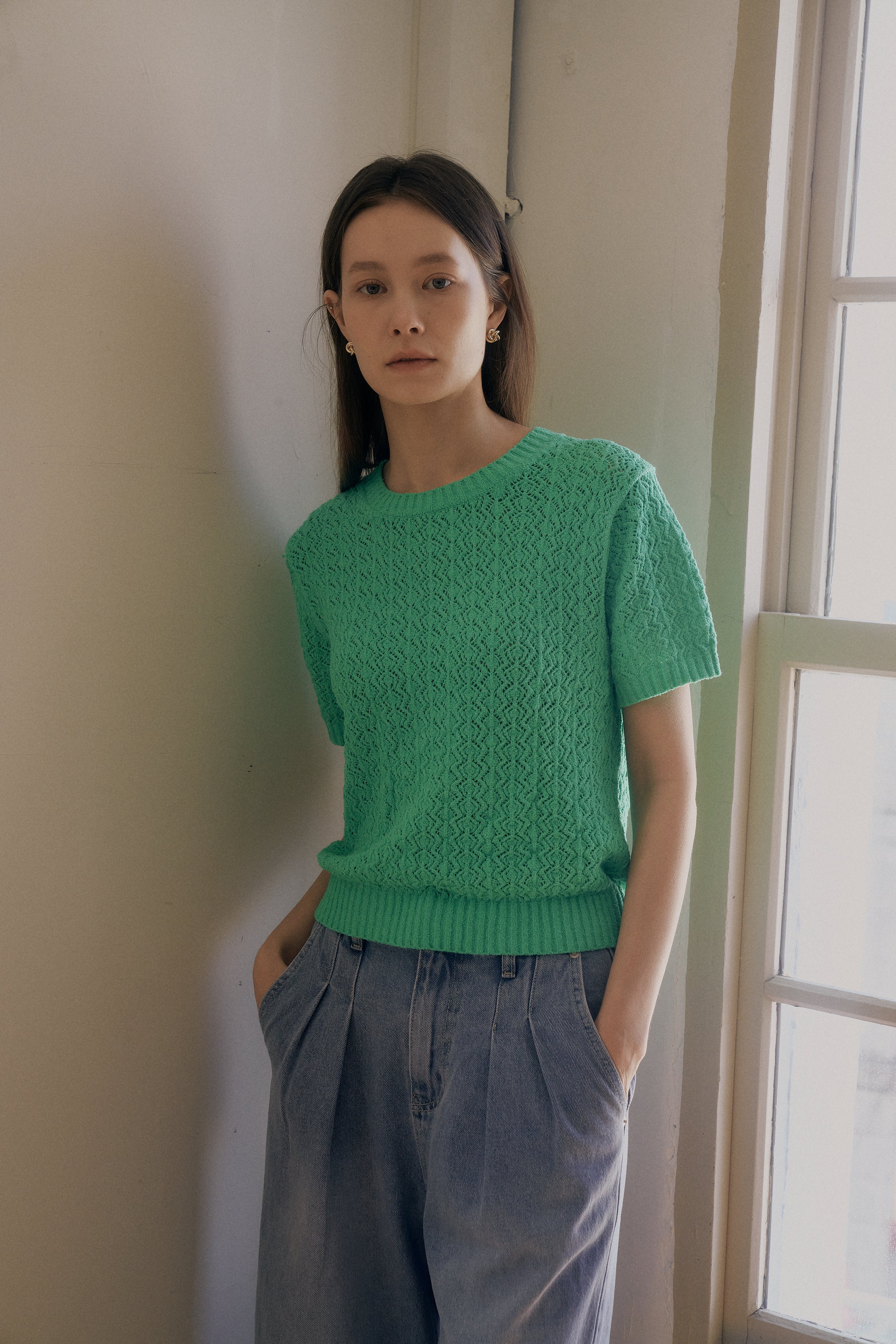 LIGHT SWEATER_GREEN