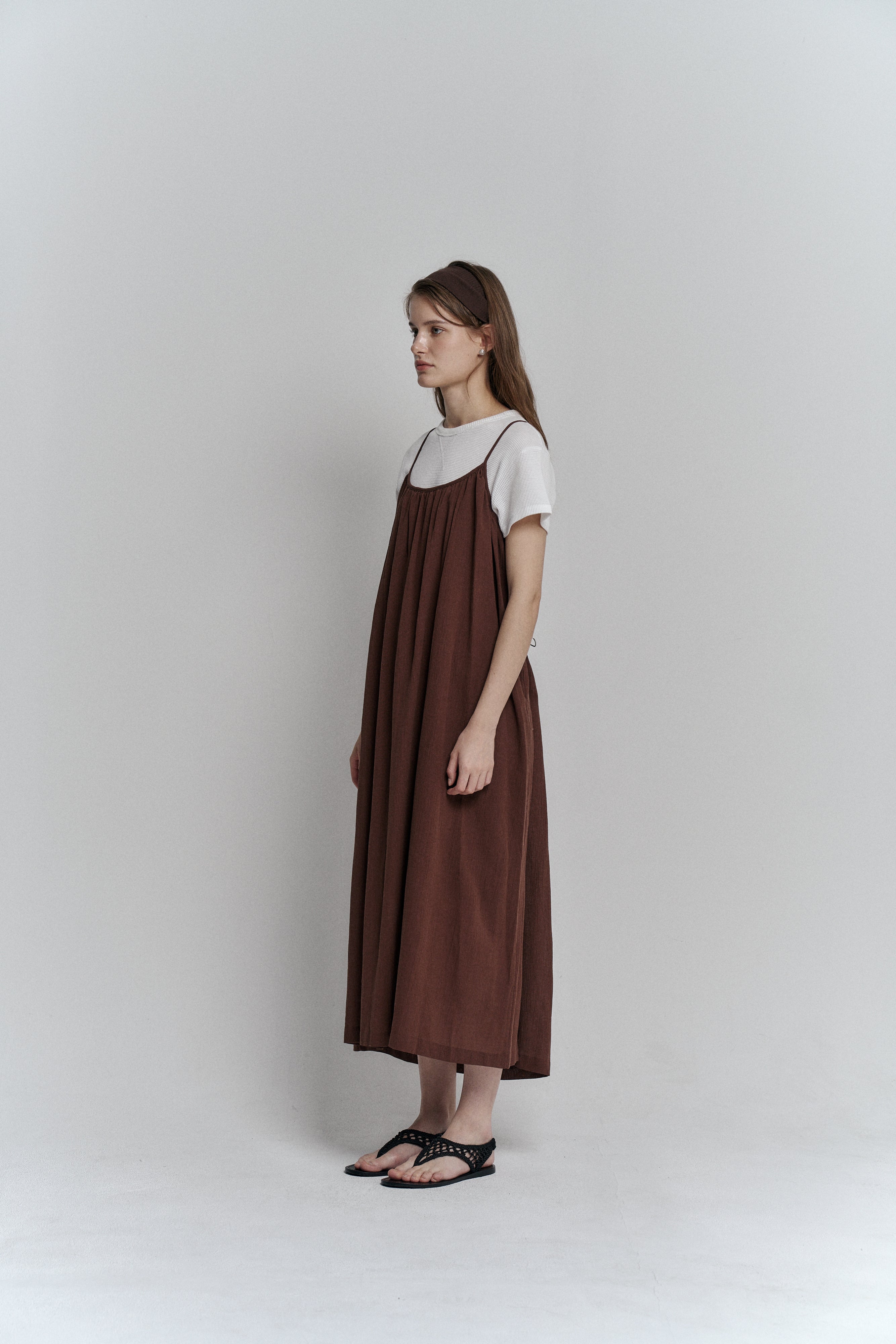 TUSCANY DRESS_BROWN