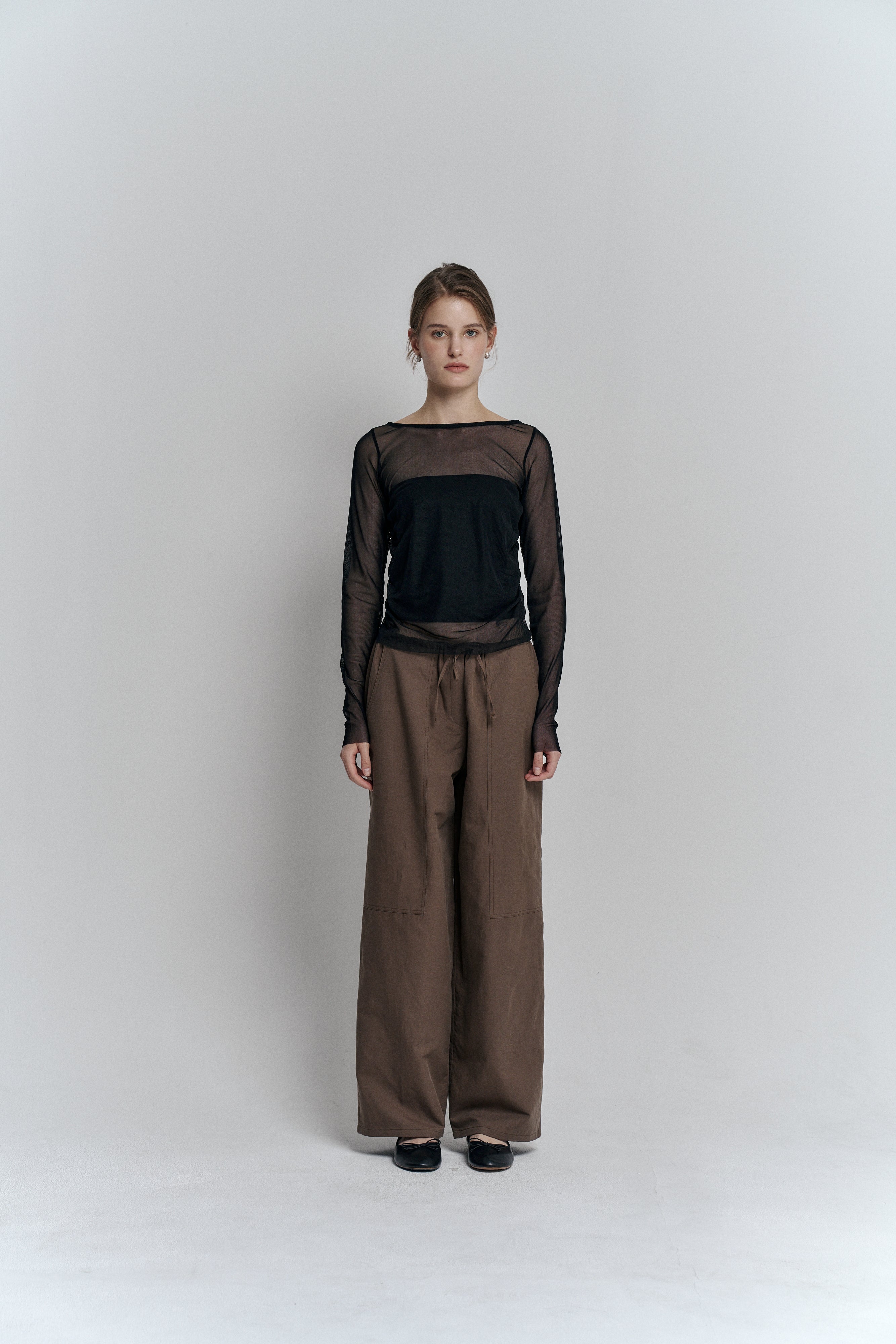 FINE O' KIND, PANTALON COZY_MARRON