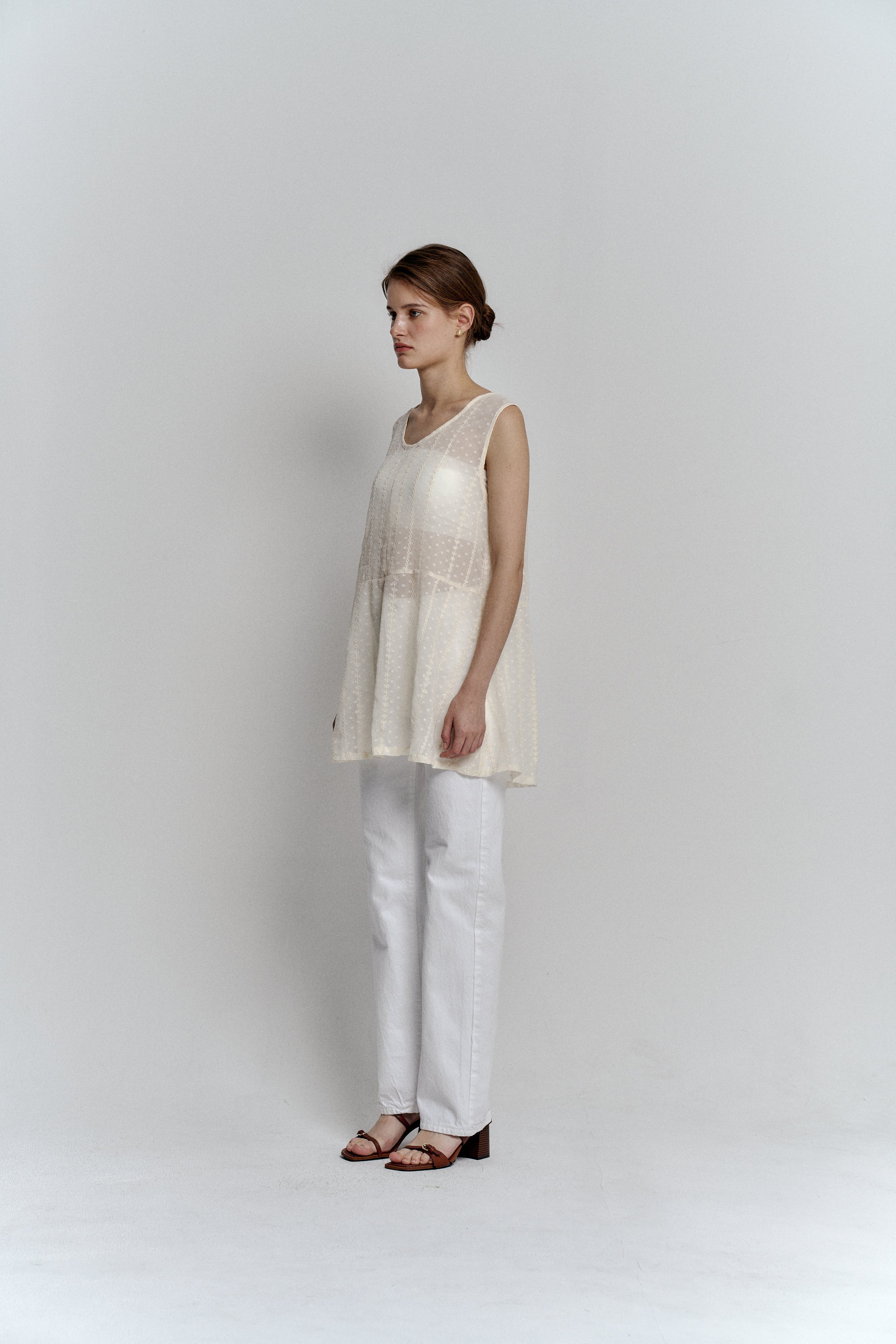 SUMMER GARDEN BLOUSE_IVORY