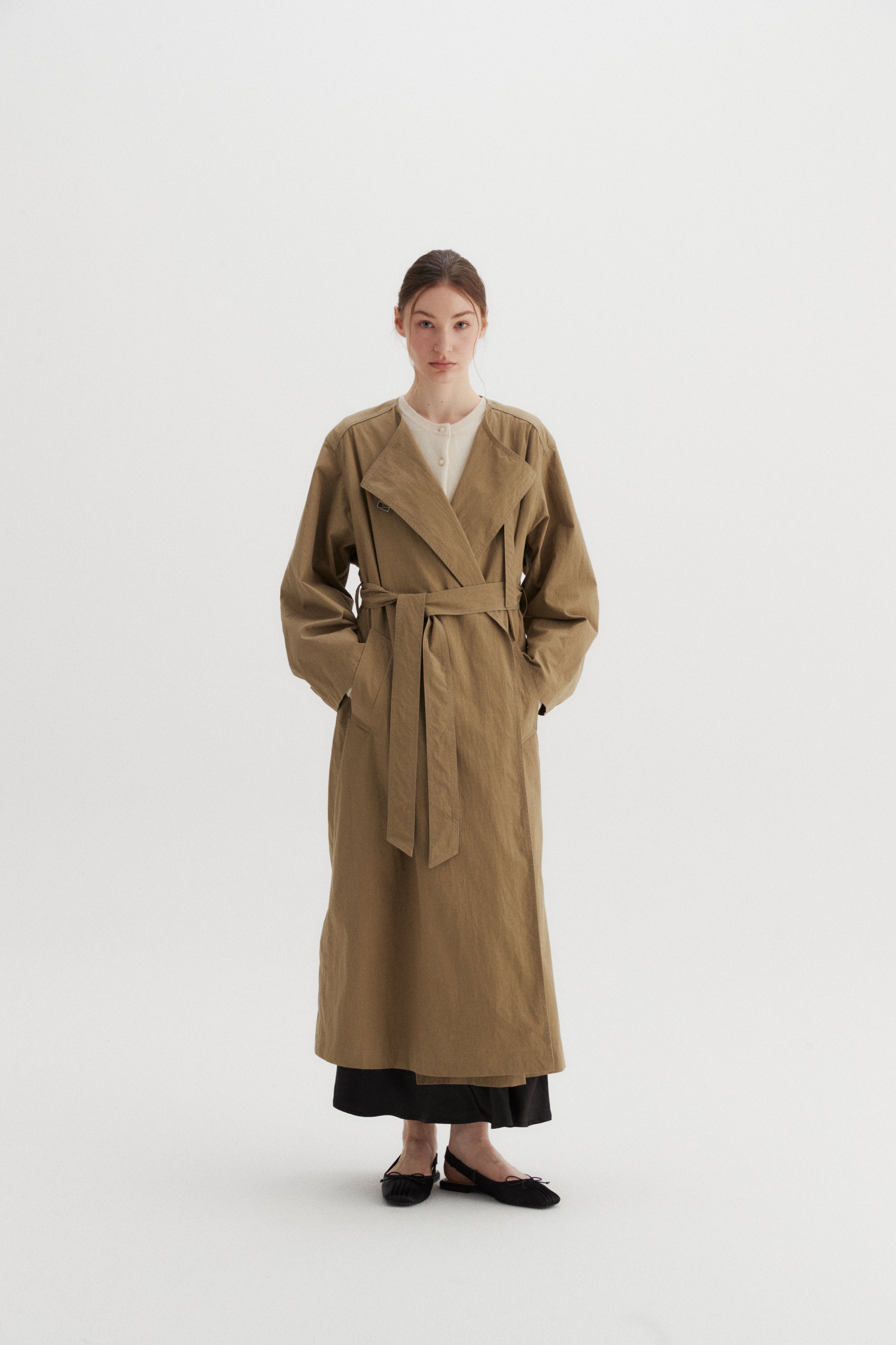 MIND TRENCH COAT_BEIGE