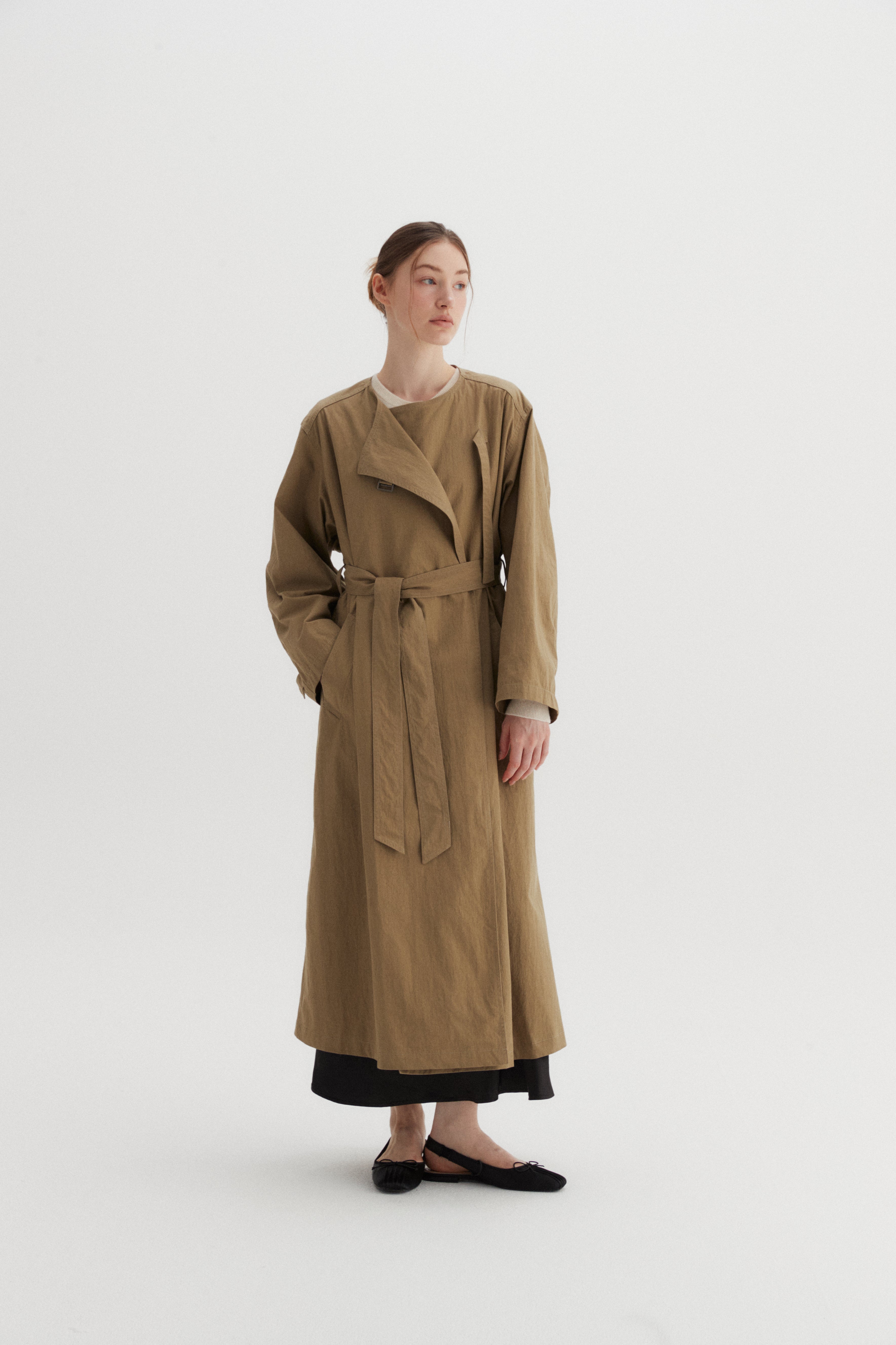 MIND TRENCH COAT_BEIGE