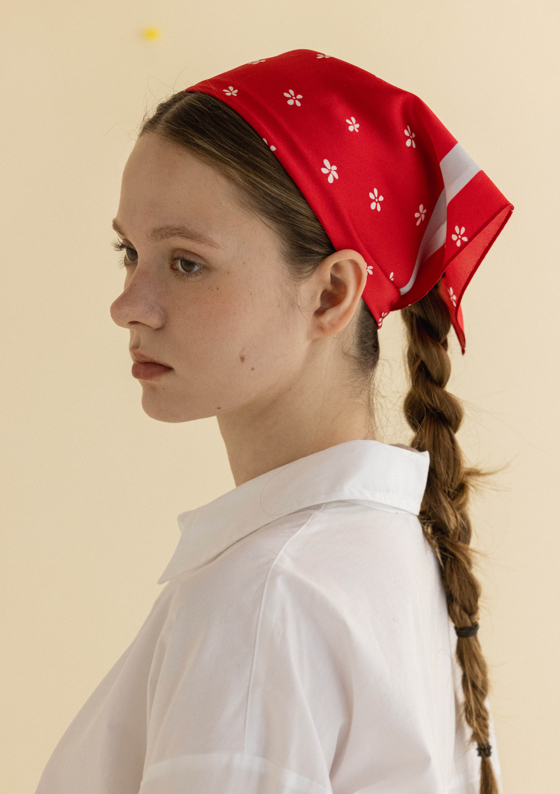 SCARLET GARDEN SILK SCARF_ROUGE