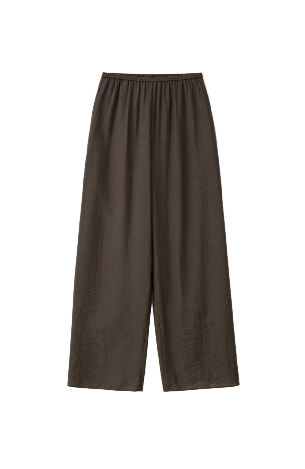PANTALON LARGE TRANSPARENT_MARRON