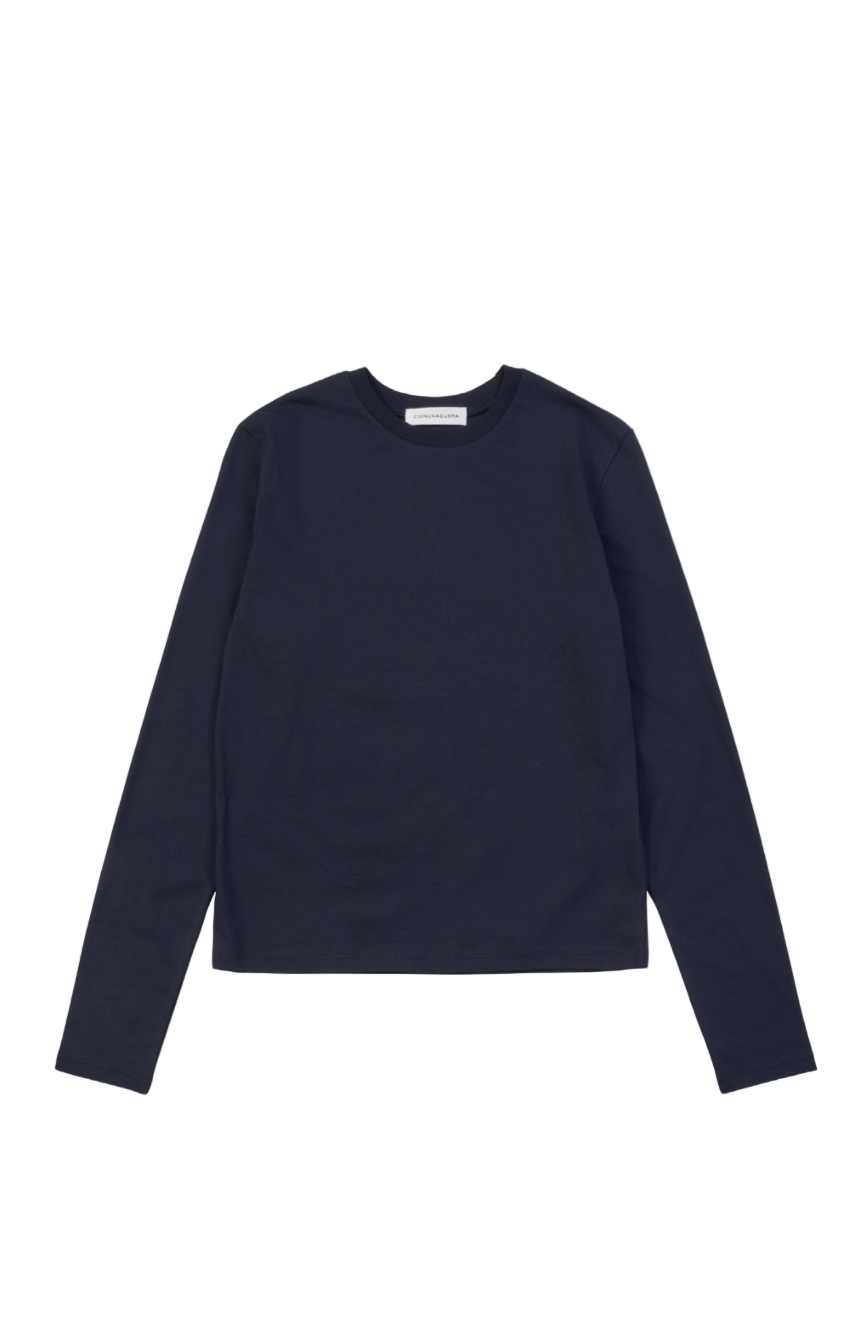 LONG SLEEVE TEE_NAVY