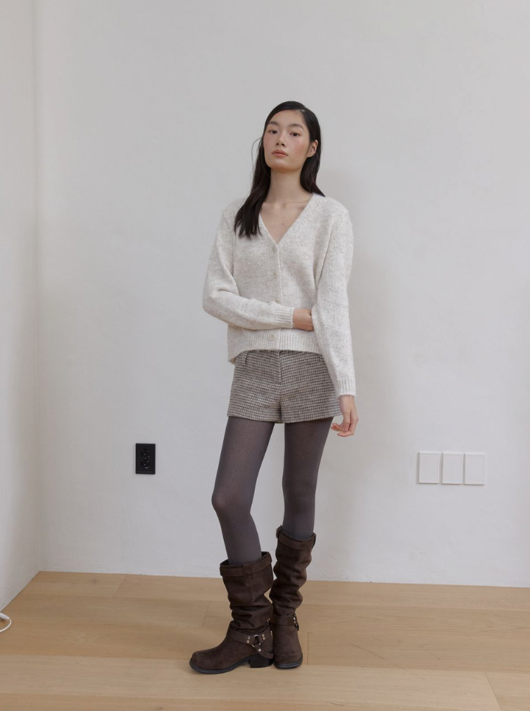 TWINKLE WOOL CARDIGAN_IVORY