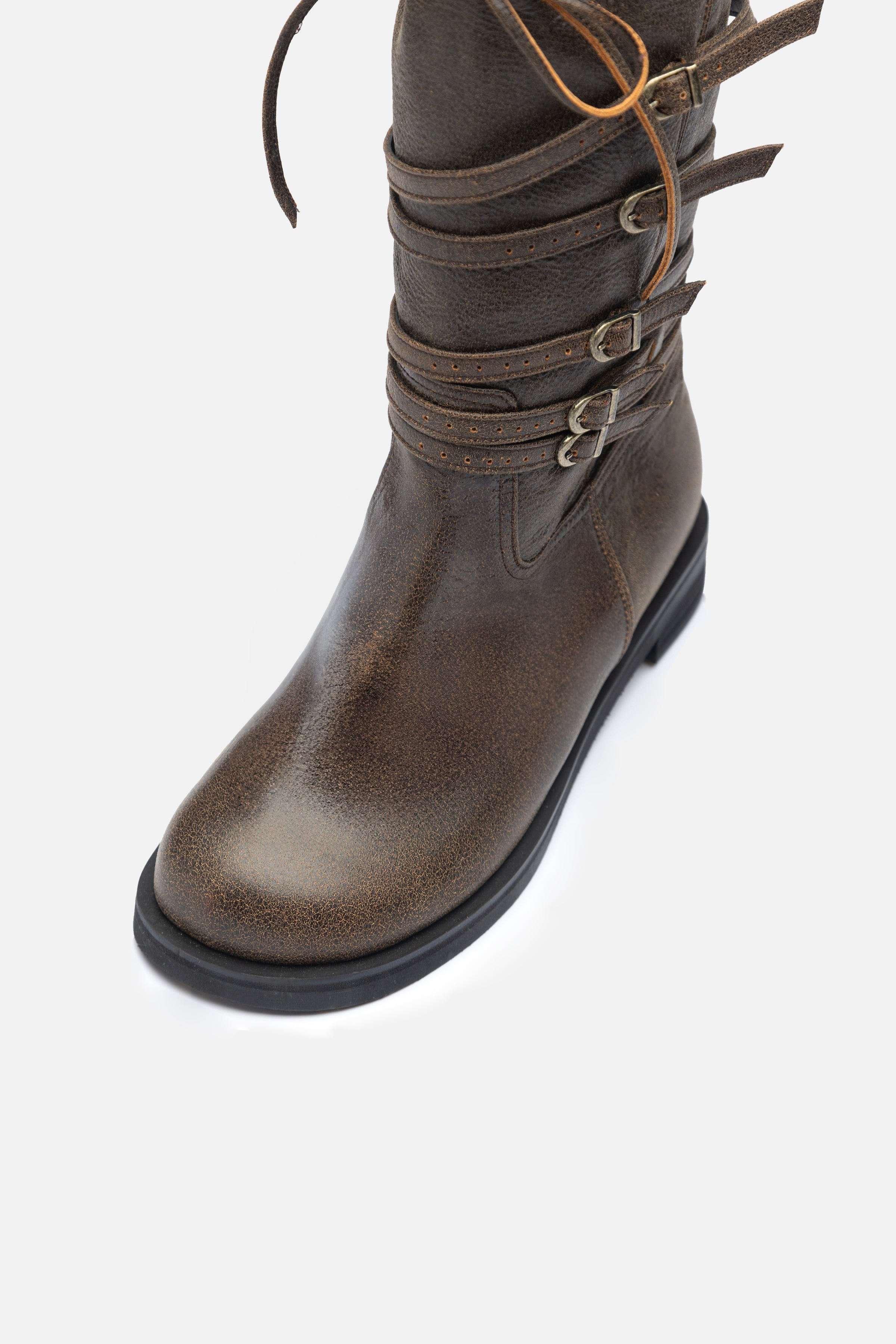 BOTTES MI-HAUTES BB_MARRON