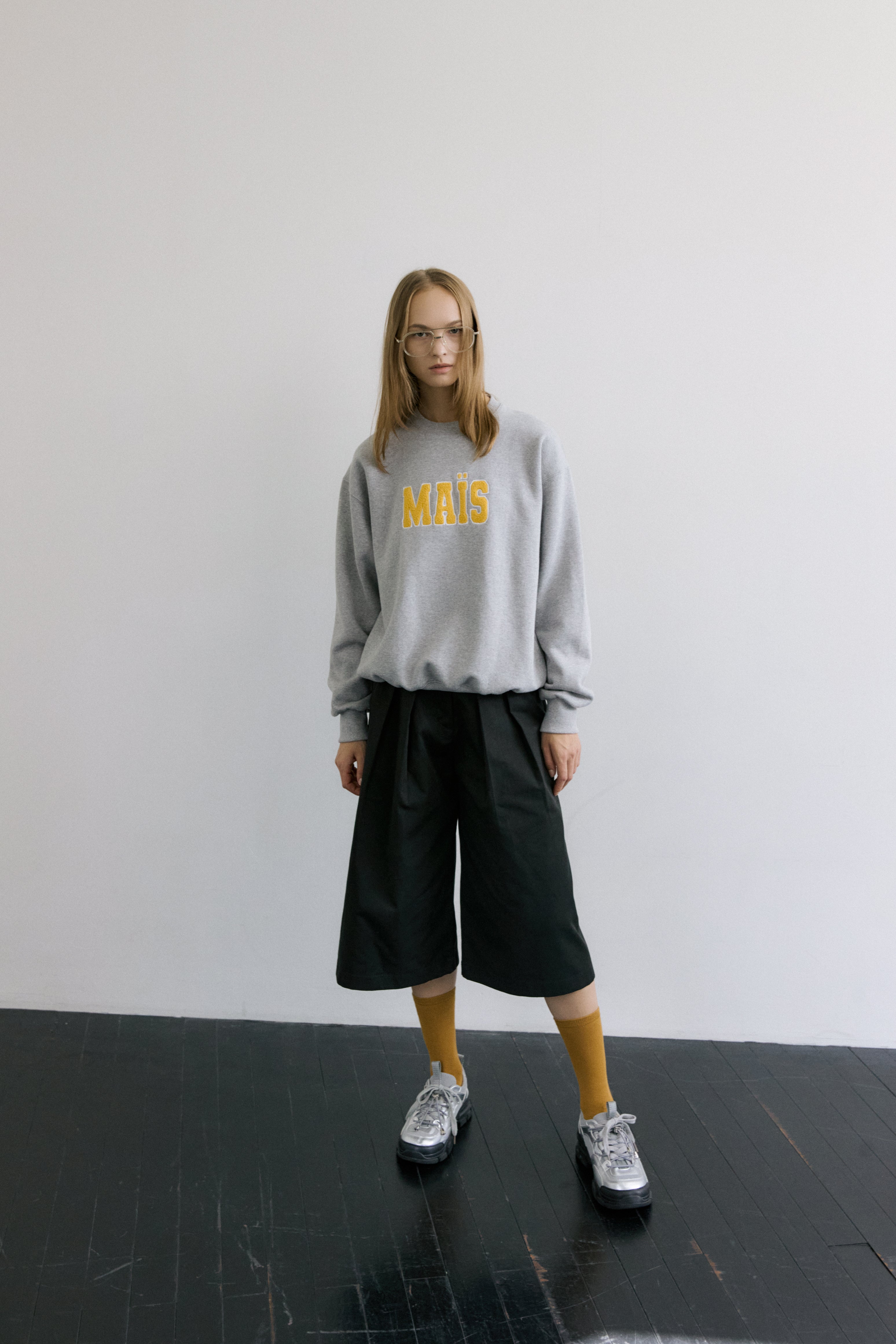 AUTUMN TWO TUCK CULOTTES PANTS_BLACK