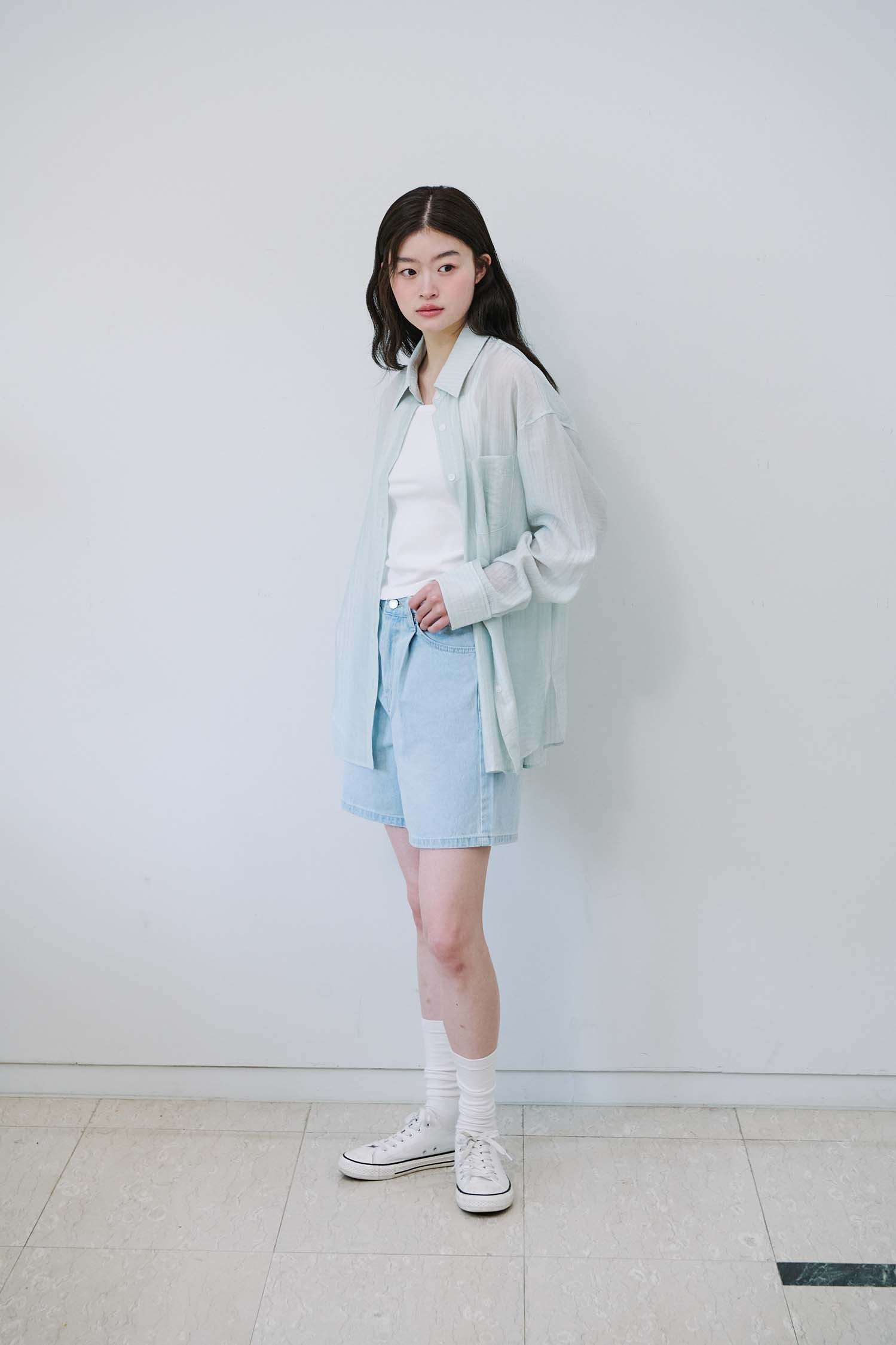 SOFT OVER SHIRT_MINT