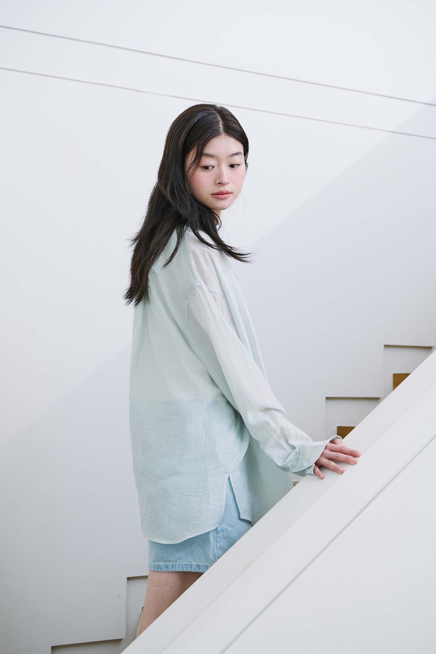 SOFT OVER SHIRT_MINT