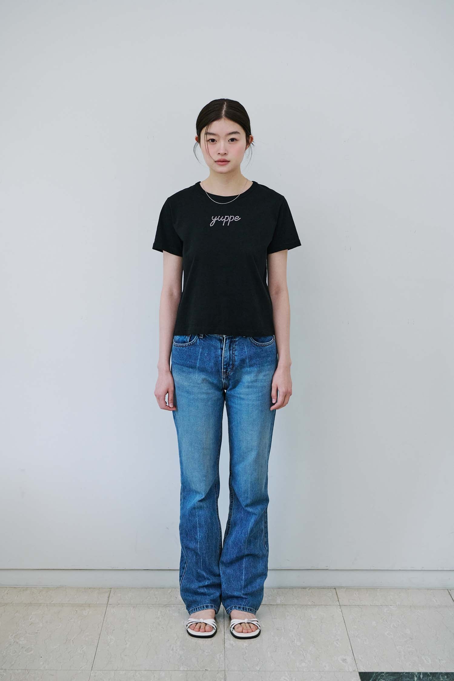 DOTTED YUPPE T-SHIRT_NOIR