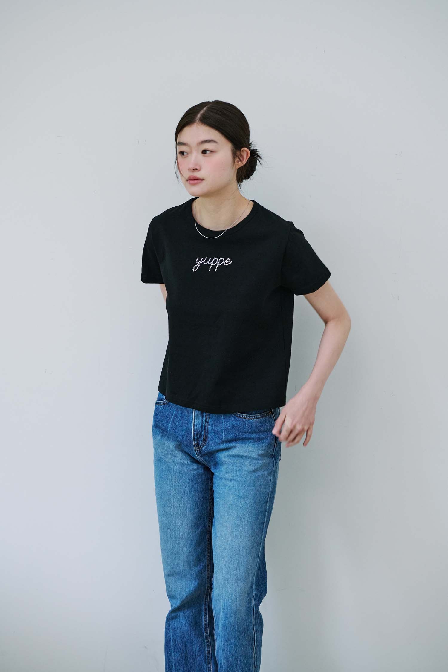 DOTTED YUPPE T-SHIRT_NOIR