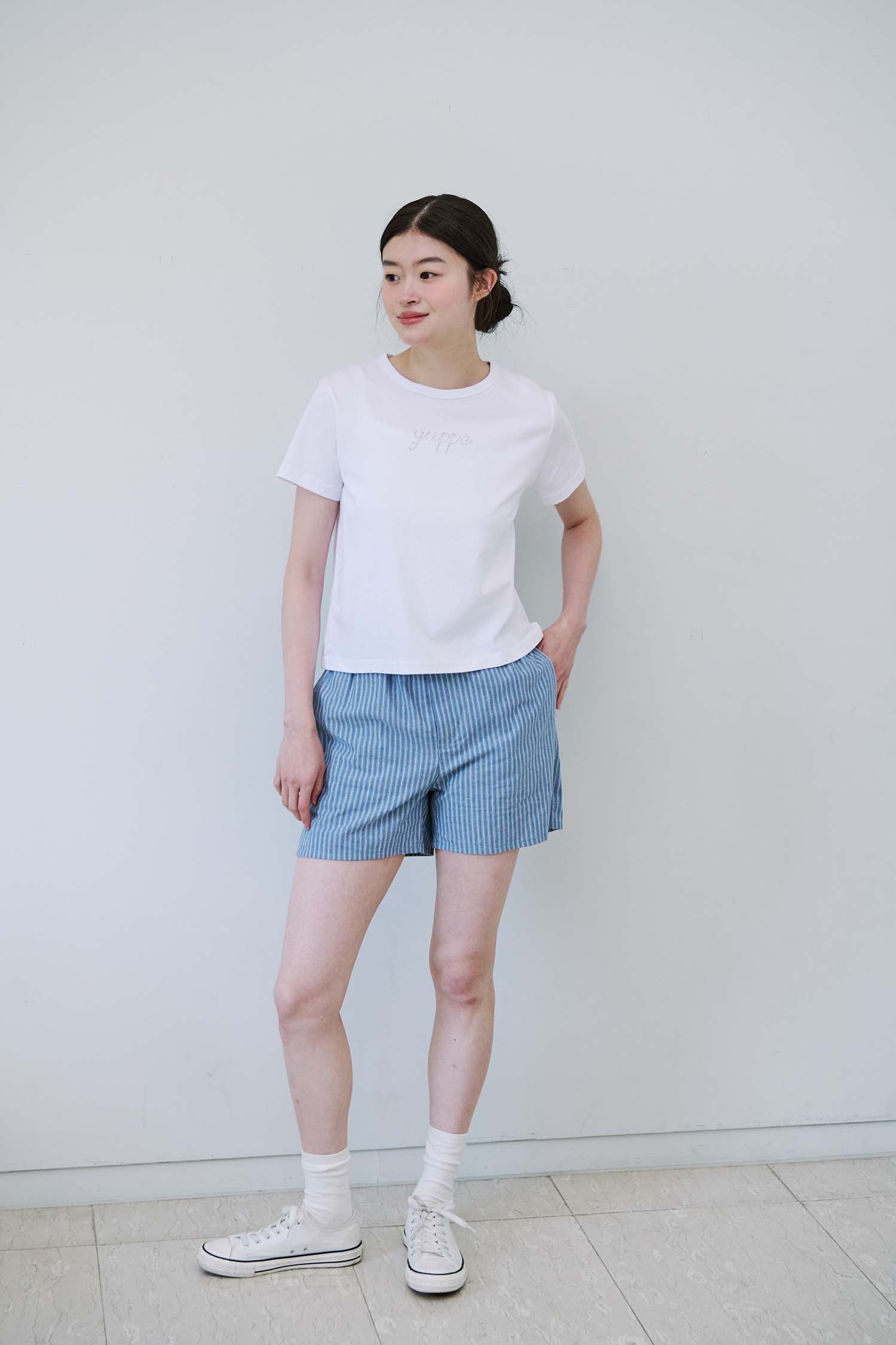 DOTTED YUPPE T-SHIRT_WHITE