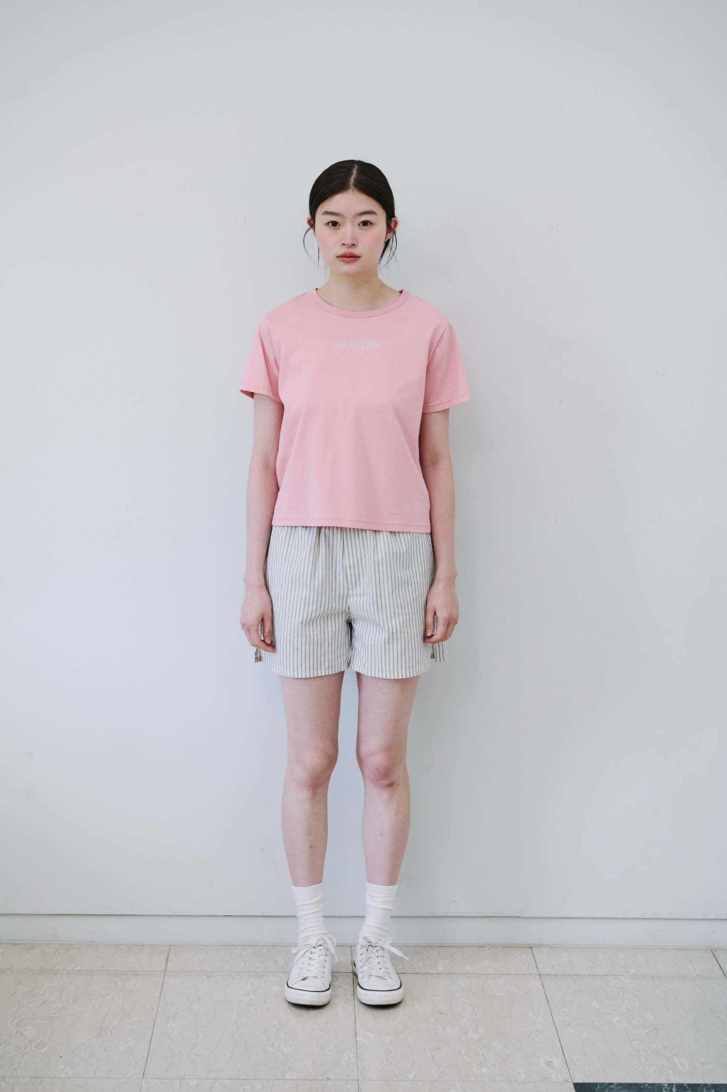 DOTTED YUPPE T-SHIRT_ROSE