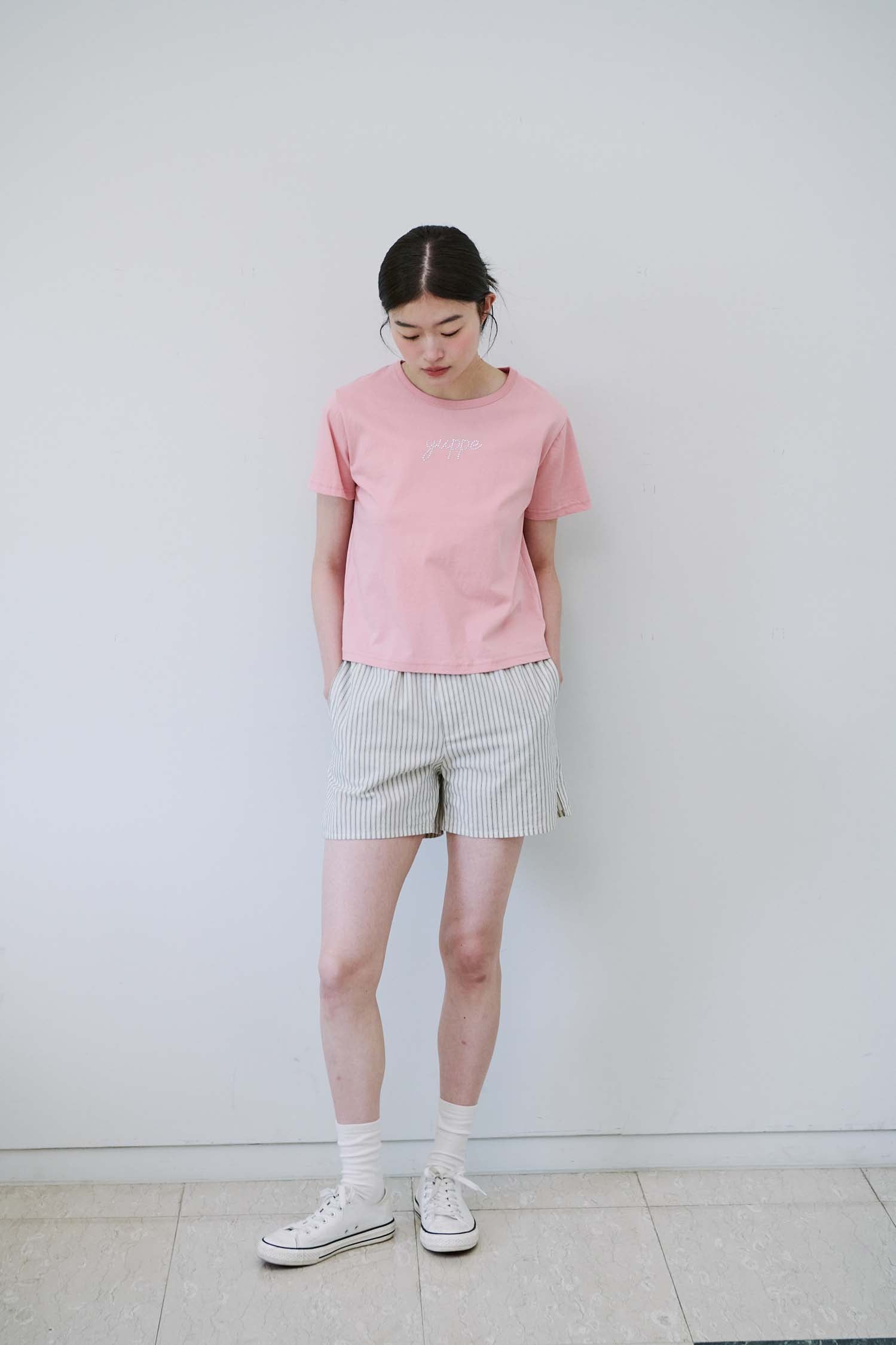 DOTTED YUPPE T-SHIRT_PINK