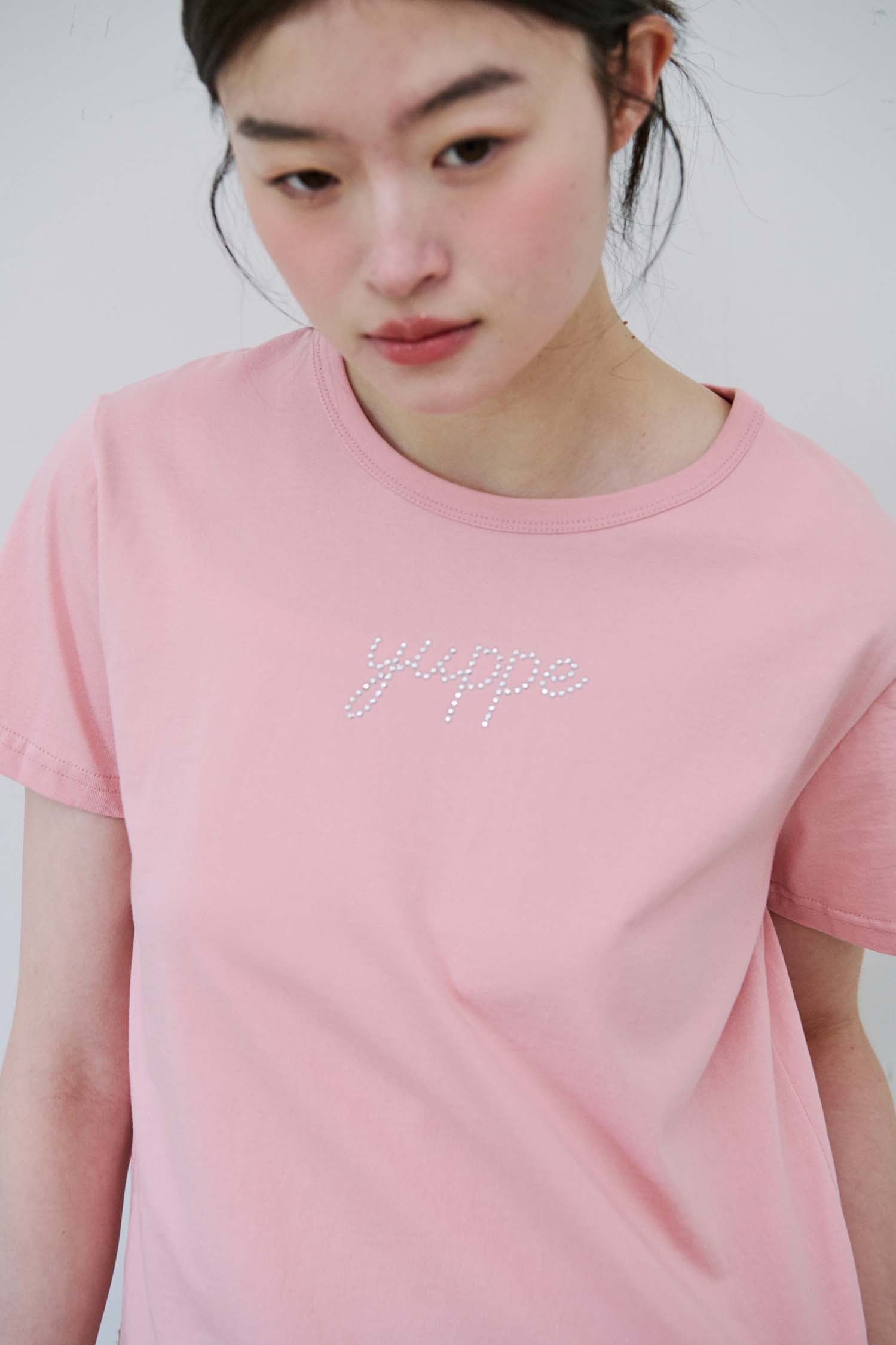 DOTTED YUPPE T-SHIRT_ROSE