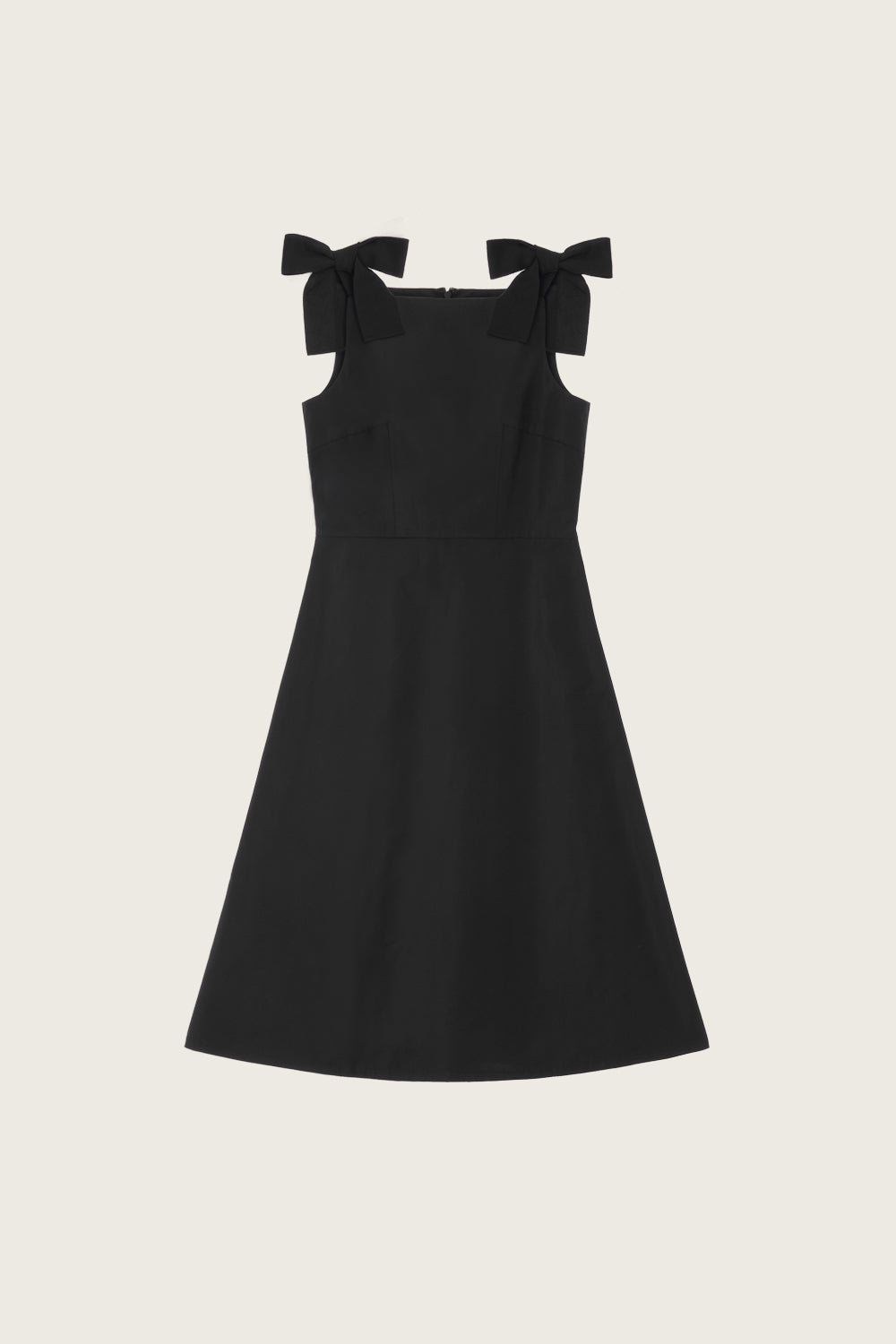 BOW DRESS_NOIR