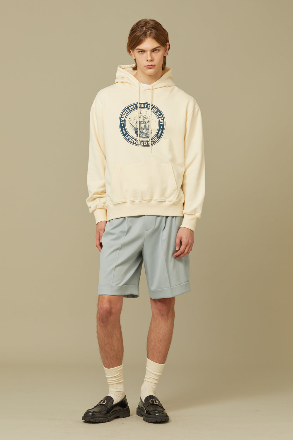 HOOD SWEATSHIRT_IVORY (M)